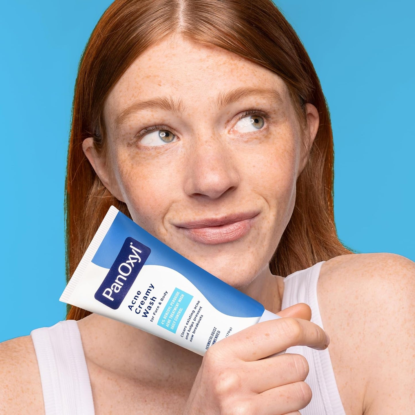 HotPanOxyl Antimicrobial Acne Creamy Wash, 4% Benzoyl Peroxide, 6 Ounce