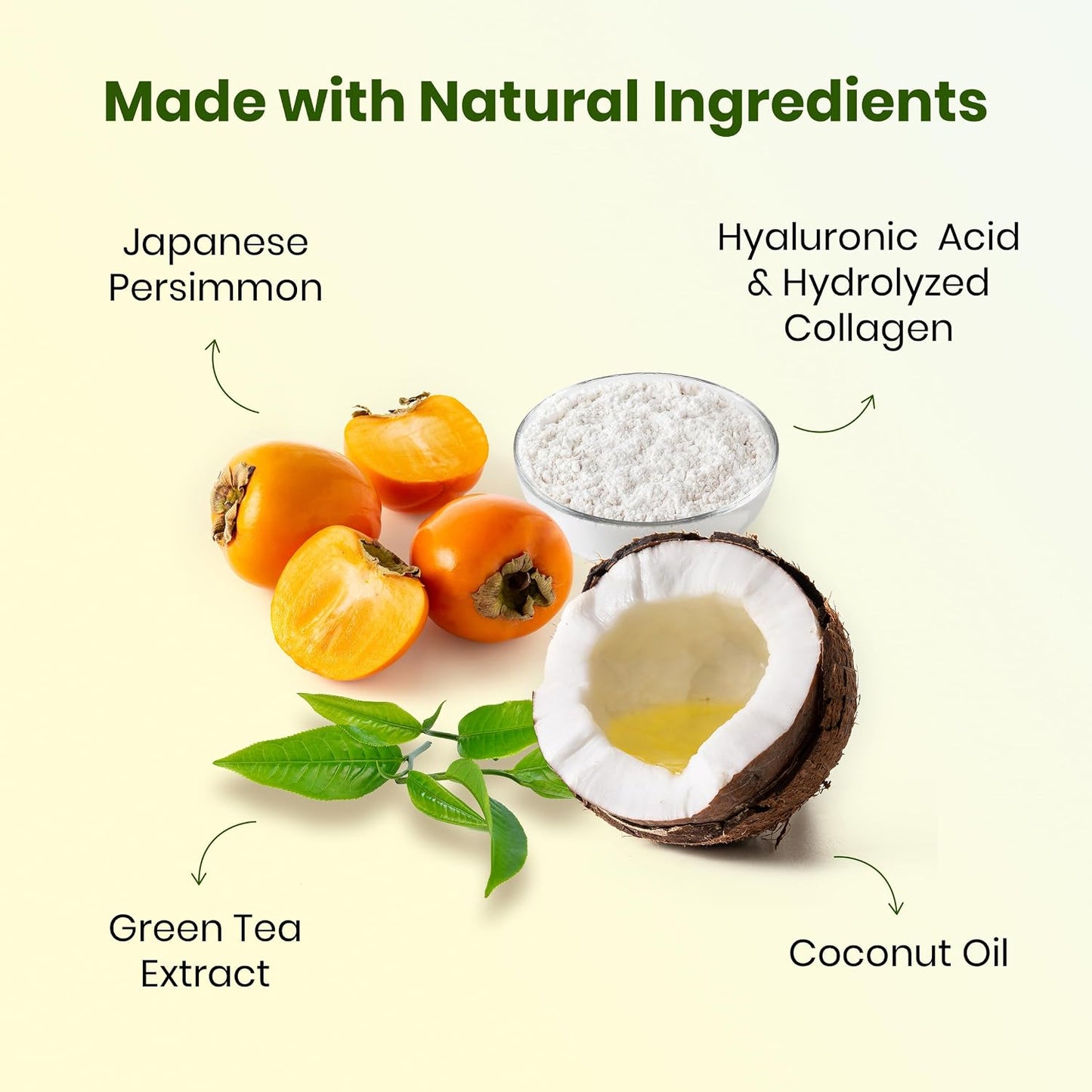 HotJapanese Persimmon Cleanser Bar 6 Pack Bundle for Body Odor, Solution for Old People Smell - Natural Ingredient Body Bars, Organic Formula, Skin Care, Cleansing Hygiene 1 oz