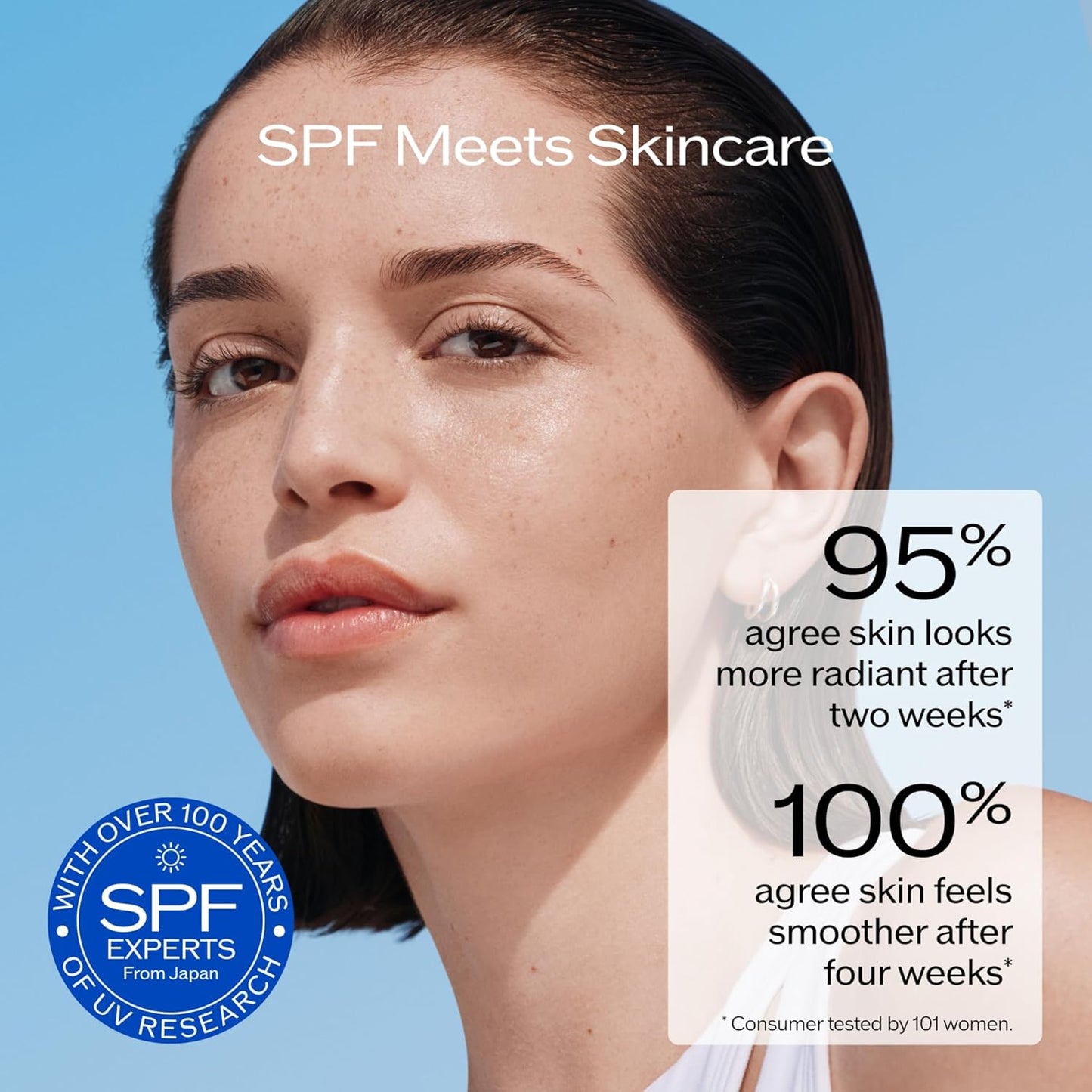 HotShiseido Clear Sunscreen Stick - Invisible Broad-Spectrum Face Sunscreen - Wear Under & Over Makeup - Lightweight Formula - All Skin Types
