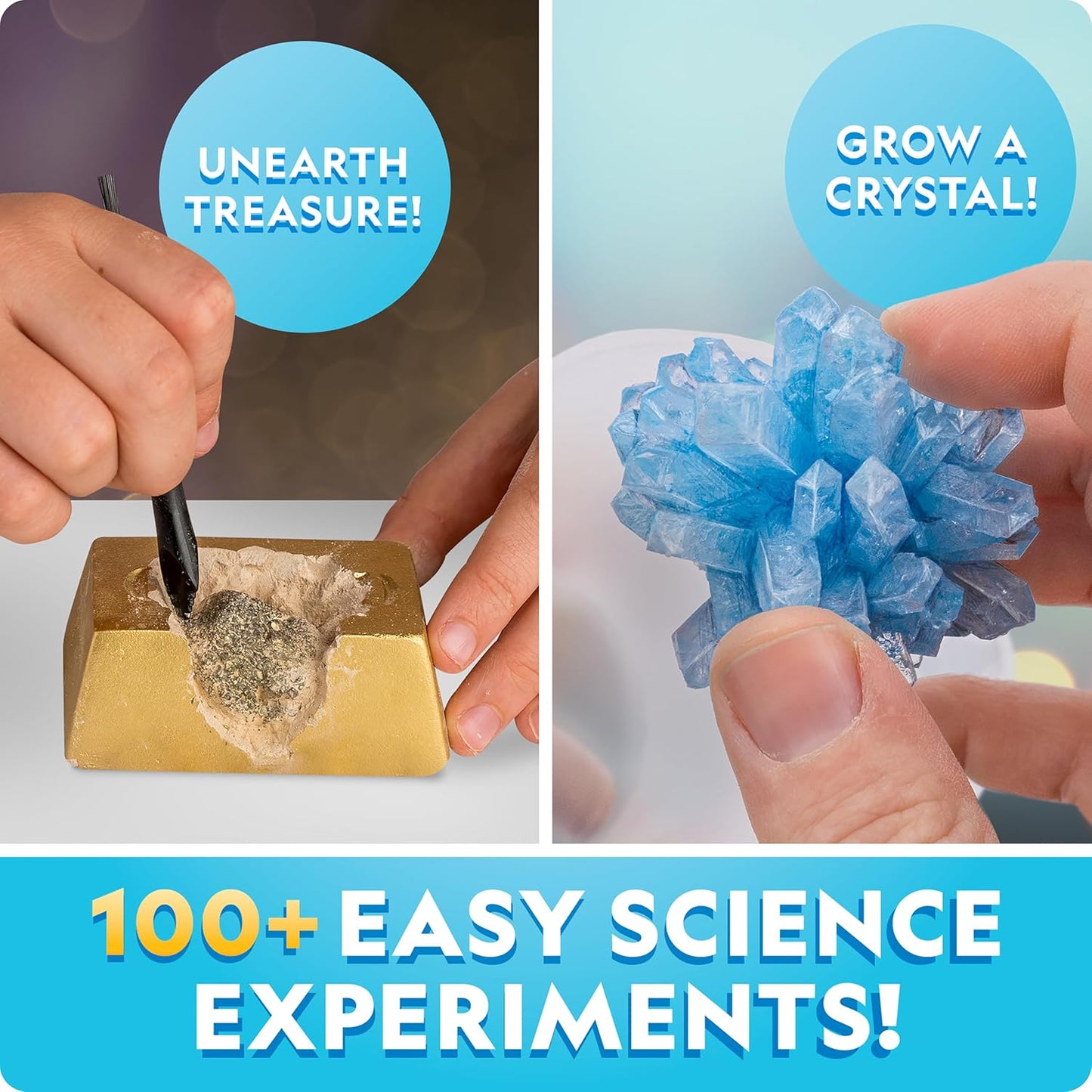 Hot National Geographic Earth Science Kit with 100+ Activities for Kids 8-12 | Crystal Growing, Volcano Experiments, Rock Collection, Earth Science Activities, STEM Projects, Birthday Gift