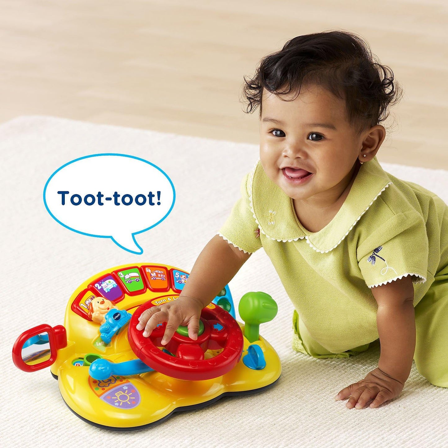 Hot VTech Turn and Learn Driver, Yellow