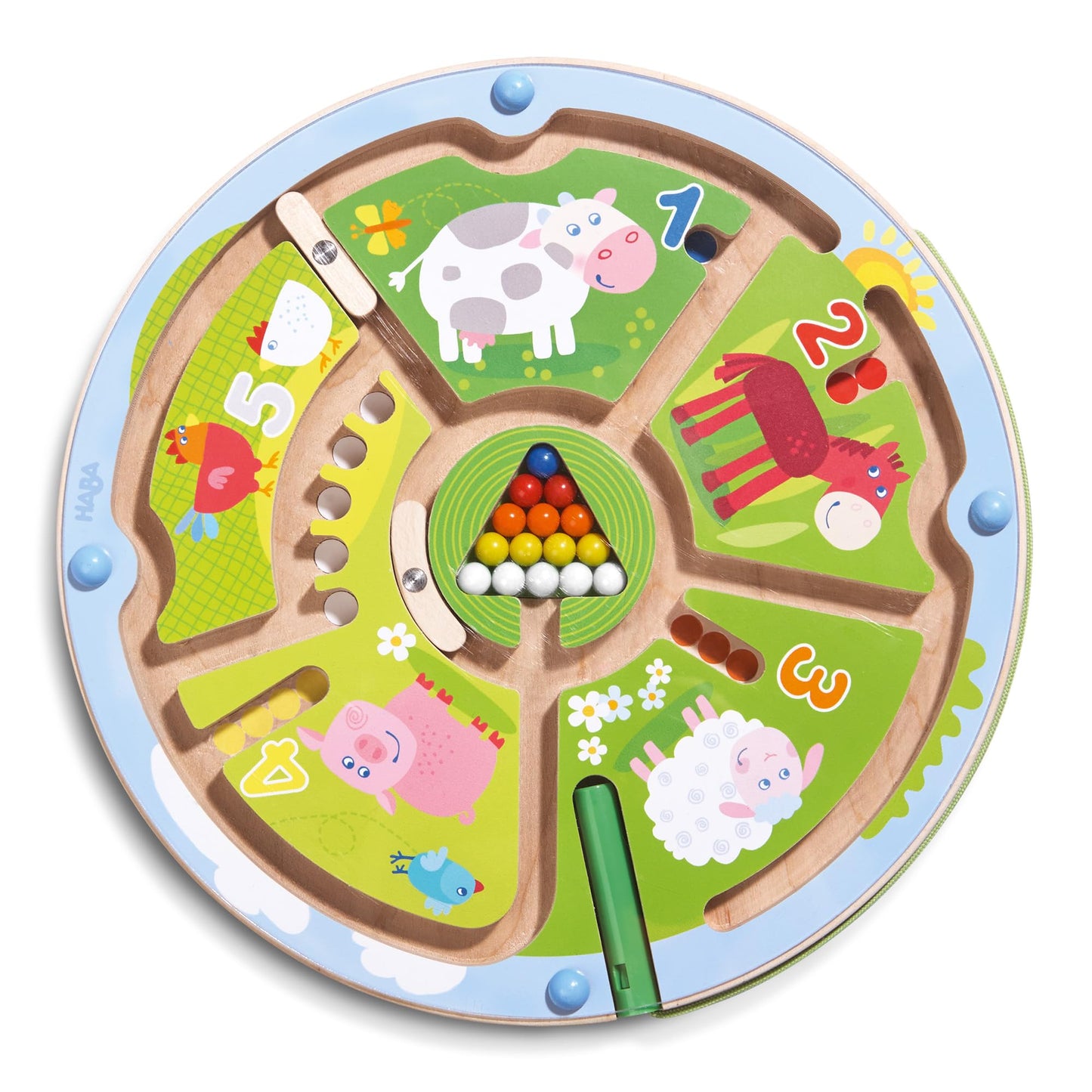 Hot HABA Town Maze Magnetic Busy Board & Travel Toy for Toddlers Ages 2 & Up | Magnetic maze travel activity for toddlers that builds fine motor skills, focus and screen-free learning on the go.
