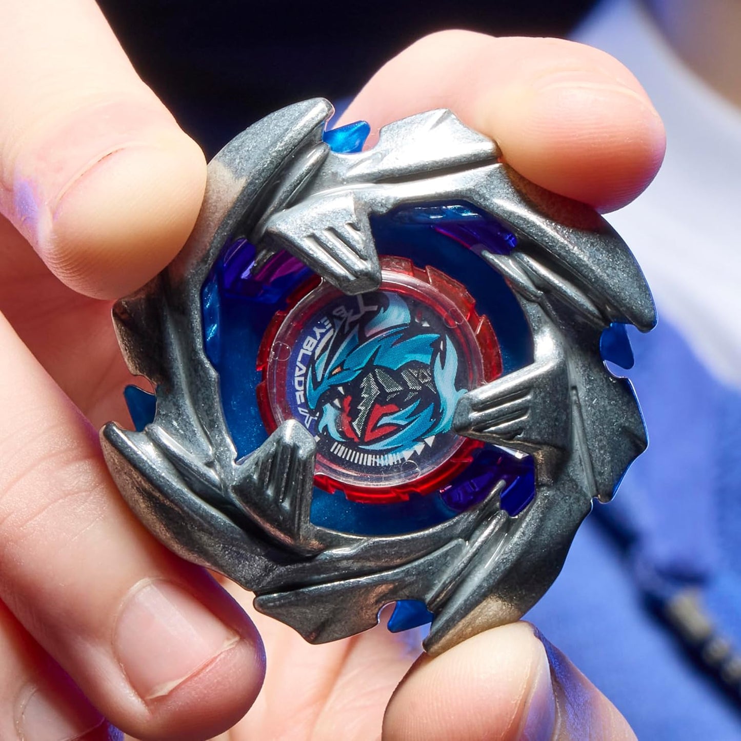 HotBeyblade X Cobalt Dragoon 2-60C Deluxe Left-Spin String Launcher Set with Attack Type Top Left-Spinning Top Toy; Great Gift for 8 Year Old Boys and Girls