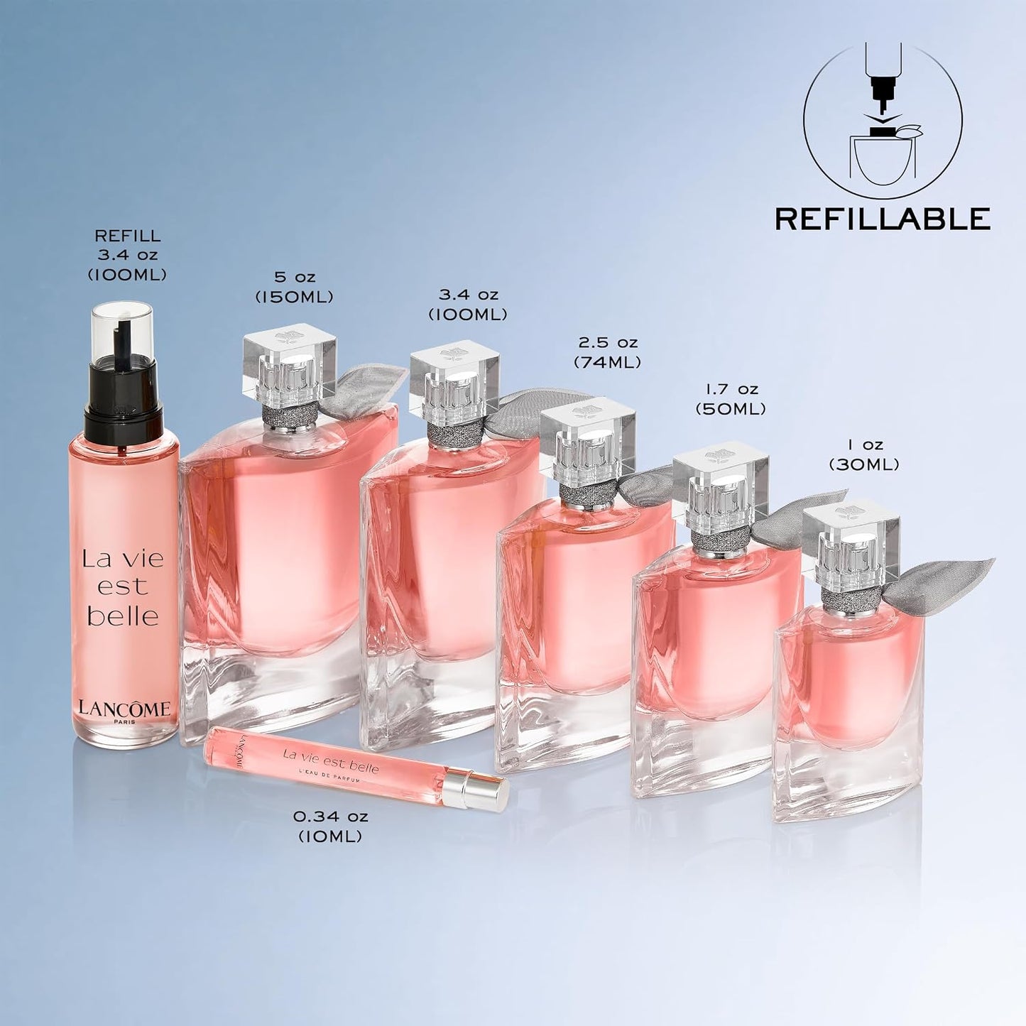 Hot Lancôme La Vie Est Belle Eau de Parfum - Floral Women's Perfume, 0.34 Fl Oz | Long Lasting Fragrance with Notes of Iris, Earthy Patchouli, Warm Vanilla & Spun Sugar - Floral & Sweet Perfume for Women
