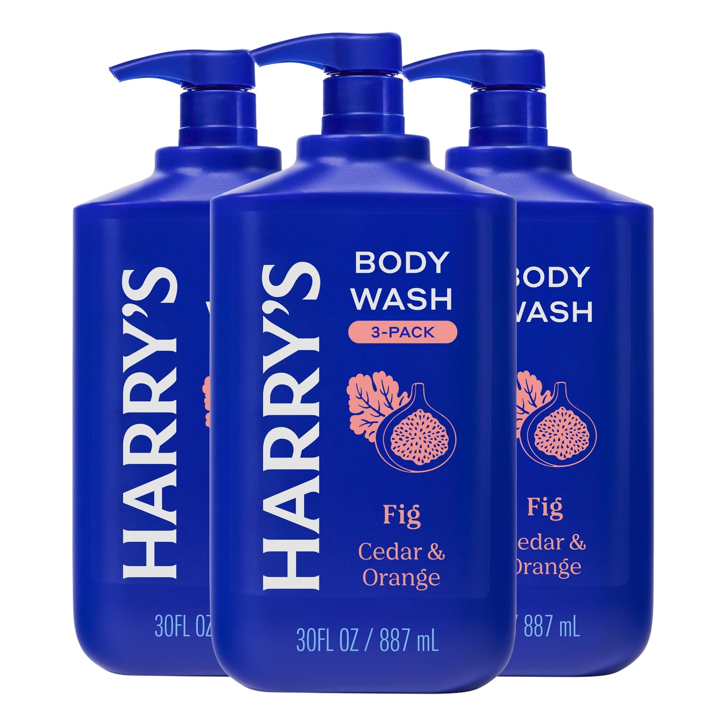 HotHarry's Men's Body Wash - Wildlands - 30 fl oz - Shower Gel for Men - No Parabens, Sulfates, or Dyes