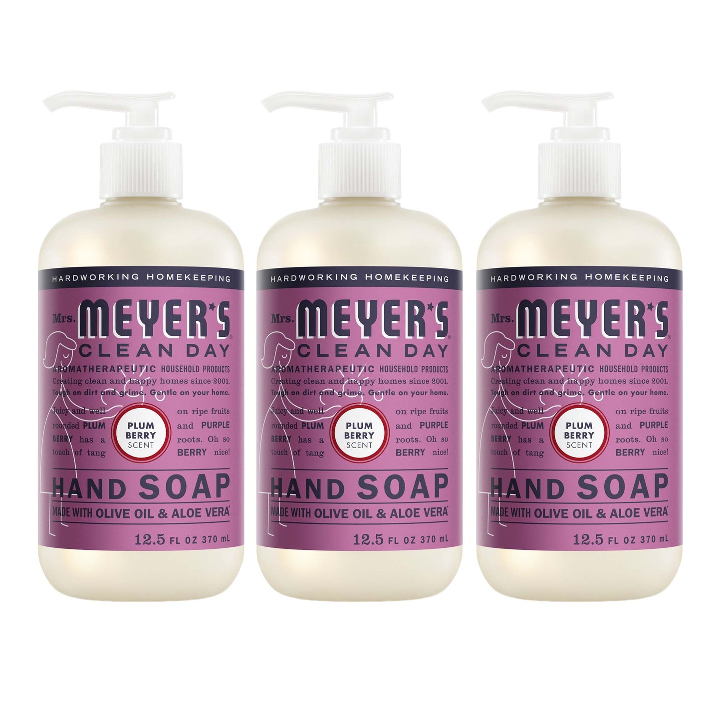 HotMRS. MEYER'S CLEAN DAY Hand Soap, Clementine Scent, 12.5 Fl Oz Bottle - 3 Pack