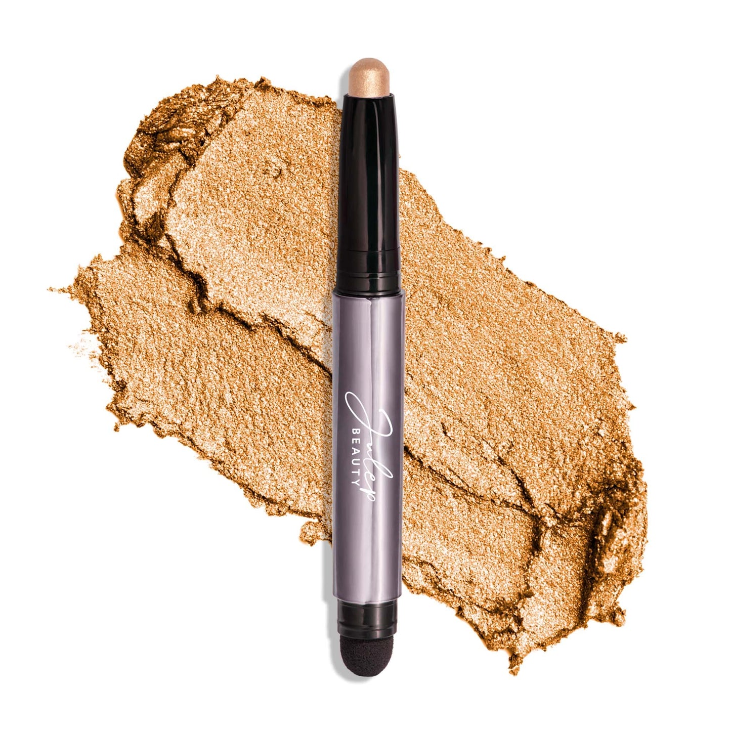 HotJulep Eyeshadow 101 Cream-to-Powder Waterproof Eyeshadow Stick – Champagne Shimmer – Long-Lasting, Buildable, Crease-Proof, Cruelty Free, Shimmer Finish with Built-In Smudger