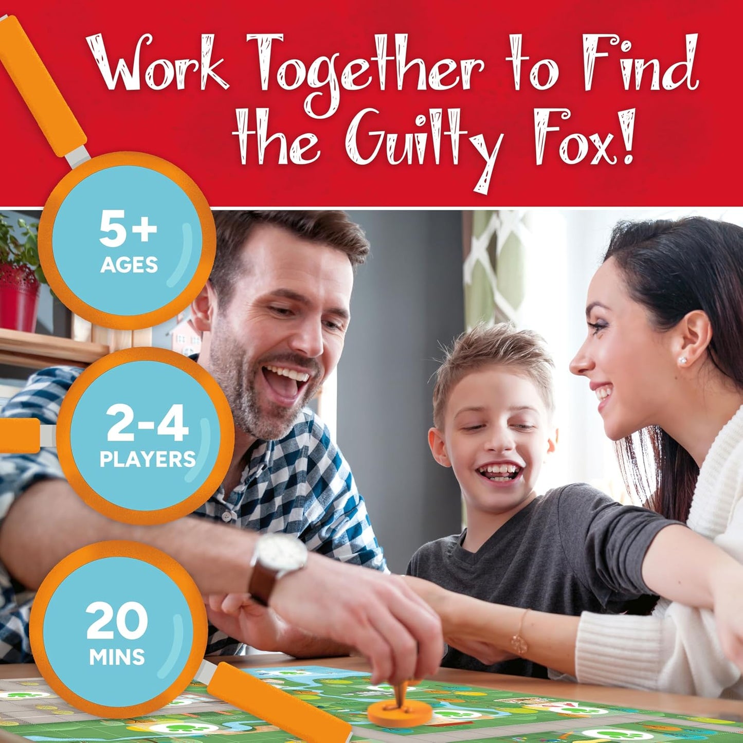 HotOUTFOXED, A CLASSIC WHO DUNNIT GAME FOR PRESCHOOLERS, 4 players