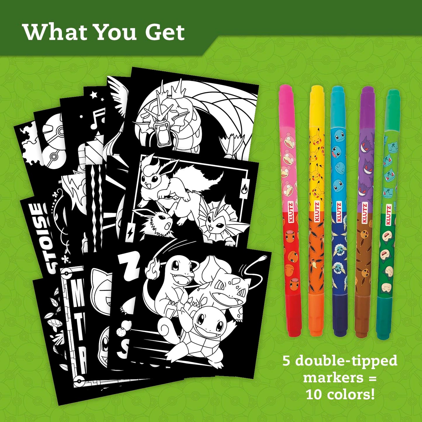 Hot KLUTZ Pokémon Stained Glass Art Craft Kit, Medium