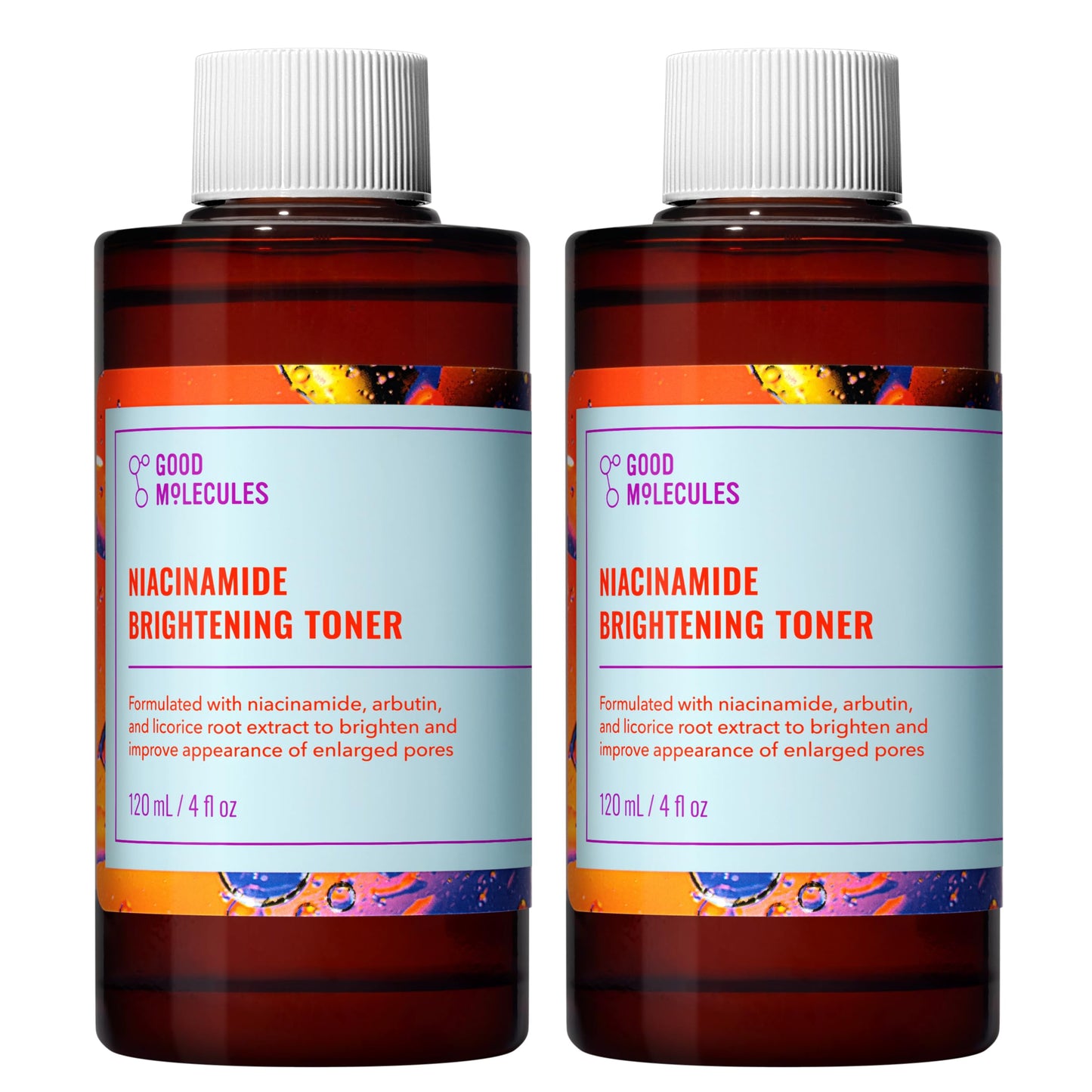 HotGood Molecules Niacinamide Brightening Toner - Toner for Face with Niacinamide and Arbutin for Skin Tone Balancing - Minimizes the Look of Pores, Facial Skin Care