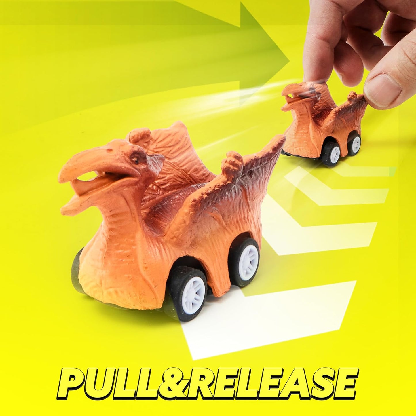 HotJOYIN 13 in 1 Dinosaur Toys for Kids 3-5, Transport Dinosaur Carrier Truck with 12 Pull Back Cars, Toddler Toys 3-4， Birthday Gifts for 3 4 5+ Year Old Boys
