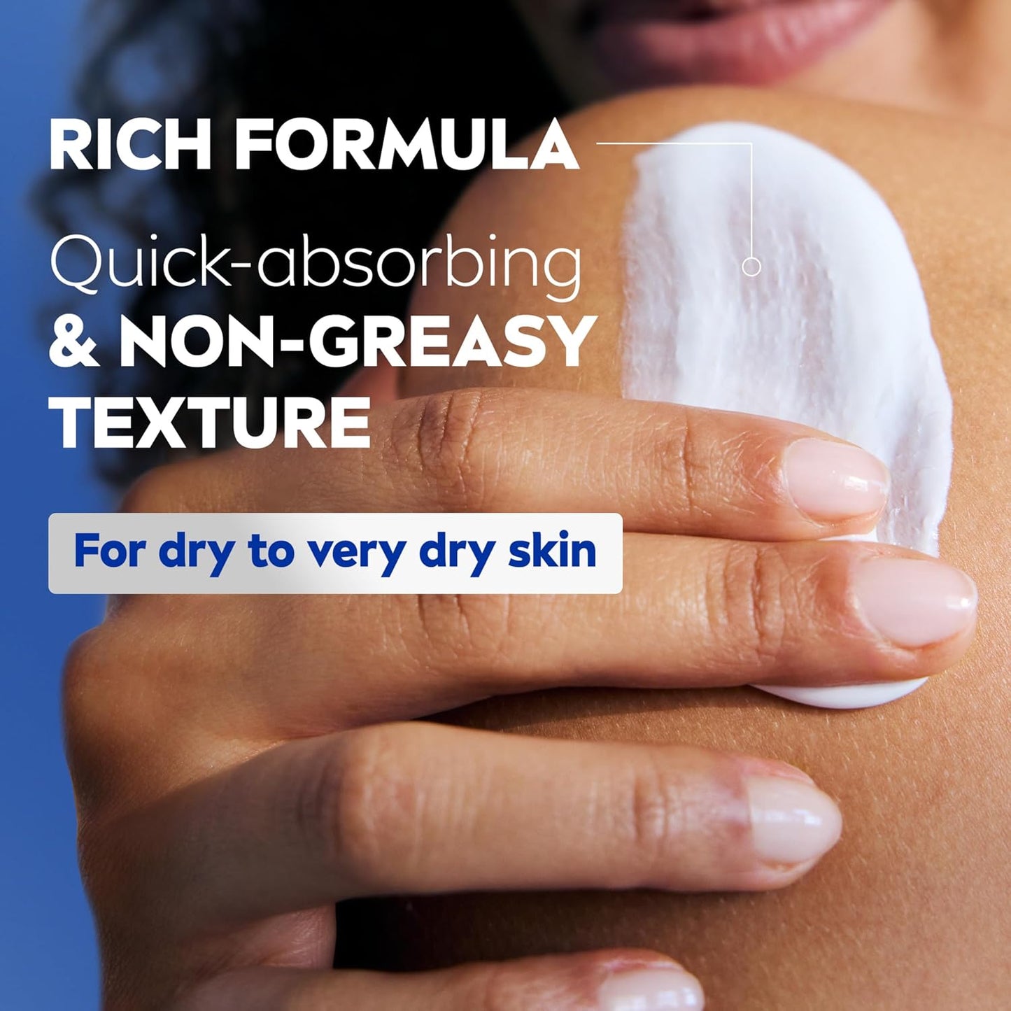 HotNIVEA Essentially Enriched Body Lotion for Very Dry Skin with Hyaluronic Acid, Almond Oil and Deep Nourishing Serum, 72-Hour Body Moisturizer, 16.9 Fl Oz Pump Bottle, Pack of 2