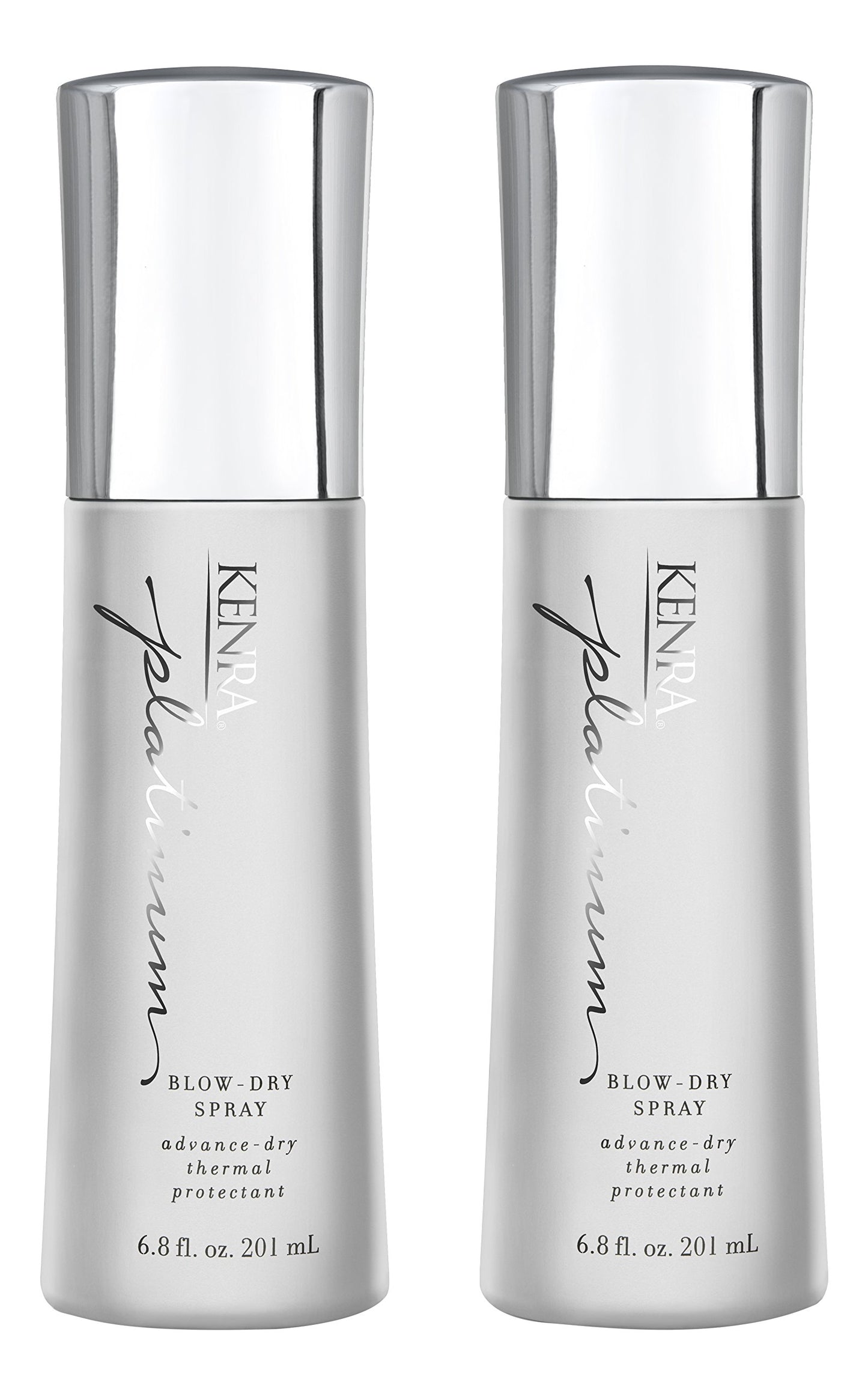 HotKenra Platinum Blow-Dry Spray | Time-Saving Heat Protectant | Detangles, Smooths, and Softens | Eliminates Frizz & Resists Humidity | Medium To Coarse Hair