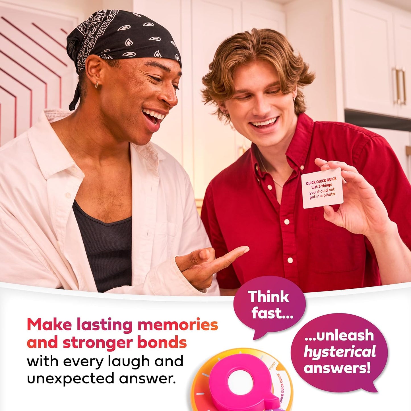 Hot Quick Quick Quick By Relatable, Unleash Your Inner Funny with The Ultimate Party Games for Friends and Family Game Night, Perfect Adult Games & Kids Games, The Fastest Way to Have Fun, Ages 8 to 108