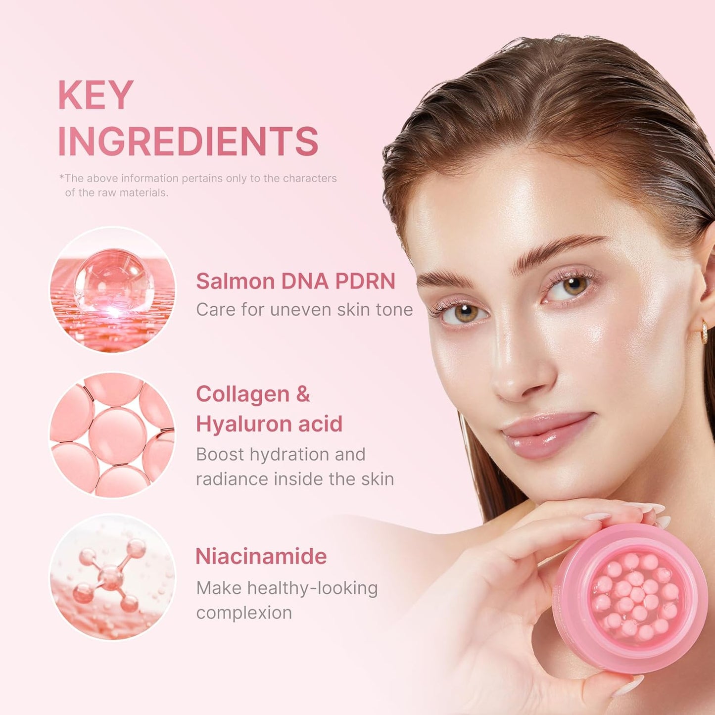 Hotmedicube Capsule Cream with Salmon DNA PDRN Pink Collagen | Lightweight Moisturizing Cream with PDRN, Niacinamide for Uneven Skin Tone and Texture, Glow hydration | Korean Skincare, 1.94 oz