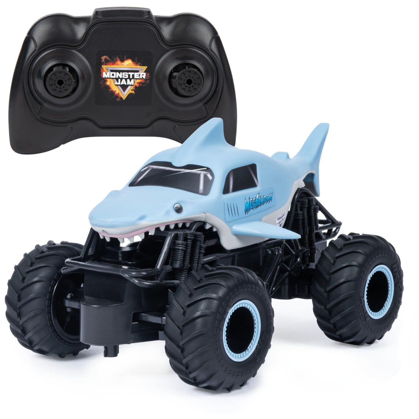 HotMonster Jam Official Grave Digger Remote Control Monster Truck, 1:24 Scale, 2.4 GHz, for Ages 4 and Up