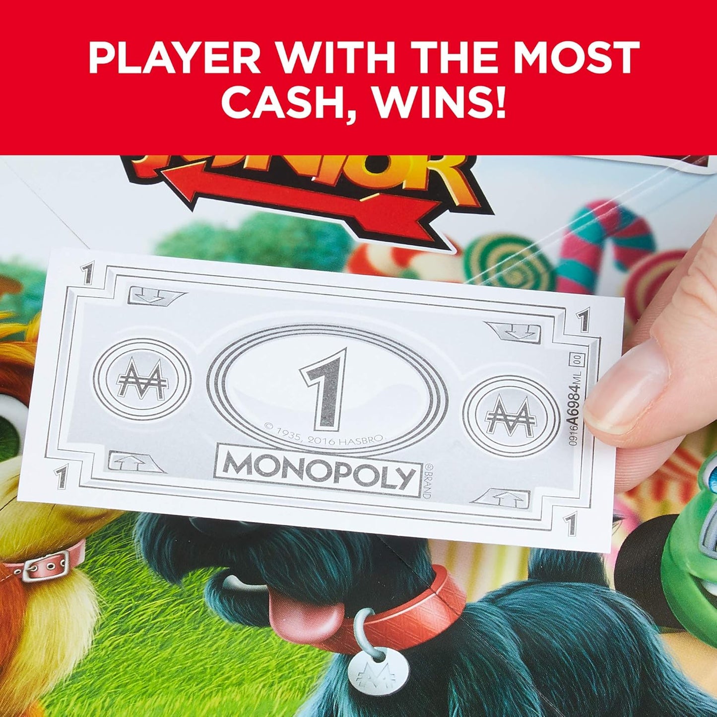 Hot Monopoly Junior Board Game for 4 Players, Ages 5 and up (Amazon Exclusive)