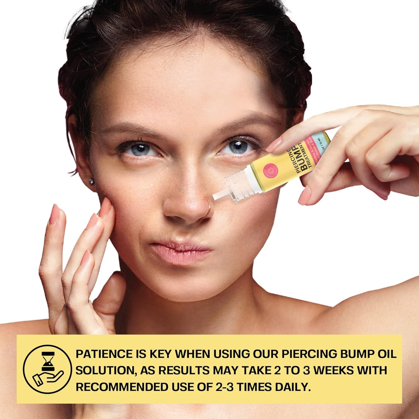 HotBASE LABORATORIES Piercing Bump Solution & Keloid Bump Removal | Soothing Piercing Aftercare for Piercing Bumps & Keloid Scar Removal | Ear & Nose Keloid Bumps Piercing Aftercare Solution Oil | 0.5 oz