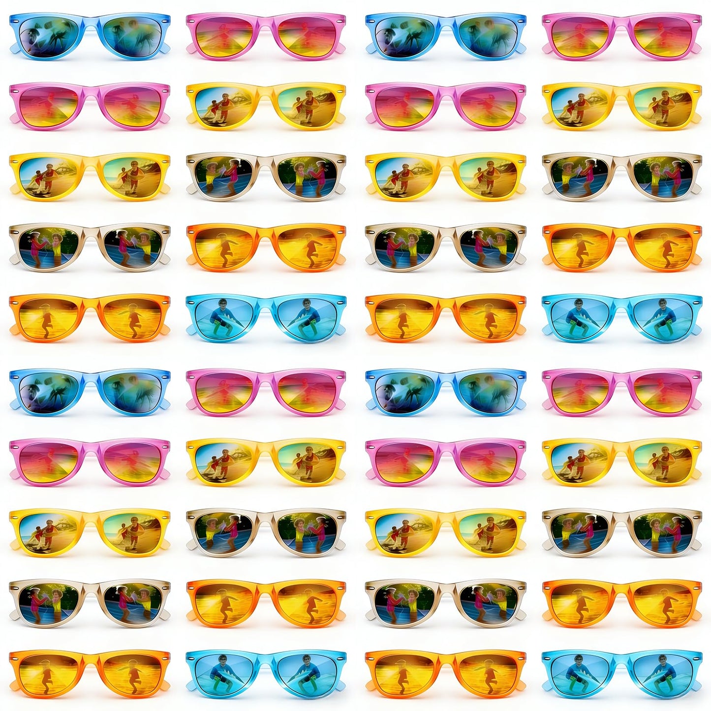Hot 18 Pack Kids Sunglasses Bulk Party Favors, Neon Sunglasses with UV400 Protection for Kids Age 3-8,Great Gift for Birthday ，Graduation Party Supplies Party, Beach, Pool，Boys Girls Goody Bag Stuffers