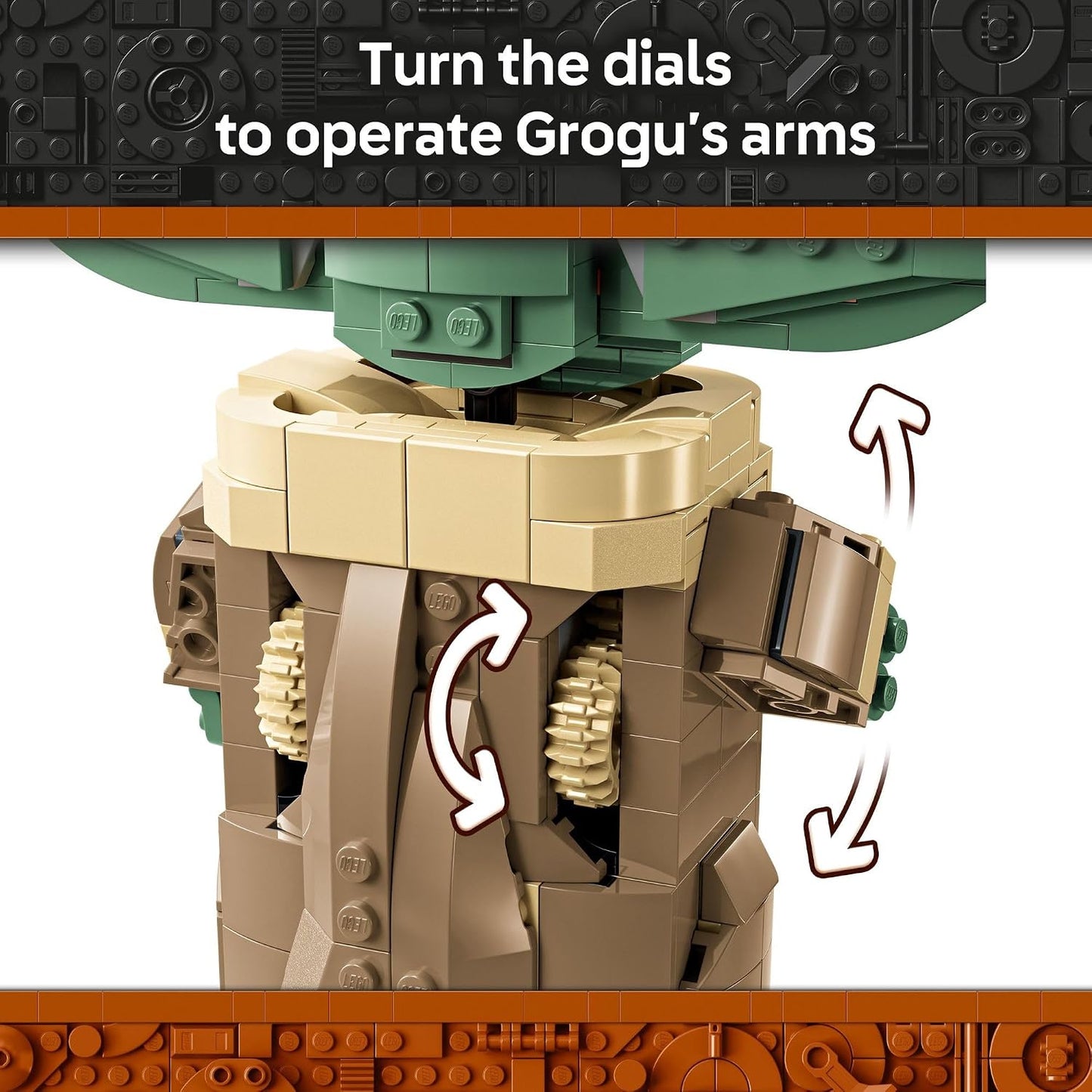 Hot LEGO Star Wars Grogu with Hover Pram Building Toy Set - Star Wars Toy for Kids, Boys & Girls, Ages 10+ - Gift Idea for Birthday - 75403