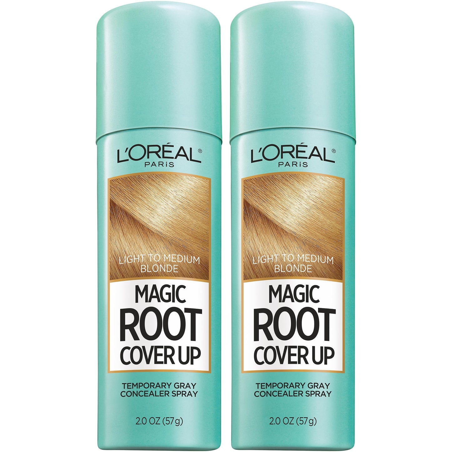 HotL'Oreal Paris Magic Root Cover Up Gray Hair Spray, 100% Gray Hair Coverage with Buildable, Lightweight, Transfer-Resistant, and Temporary Formula, Ammonia-Free, Dark Brown, 2 oz (2 Count)