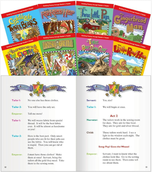 Hot Reader's Theater: Folk & Fairy Tales English Set