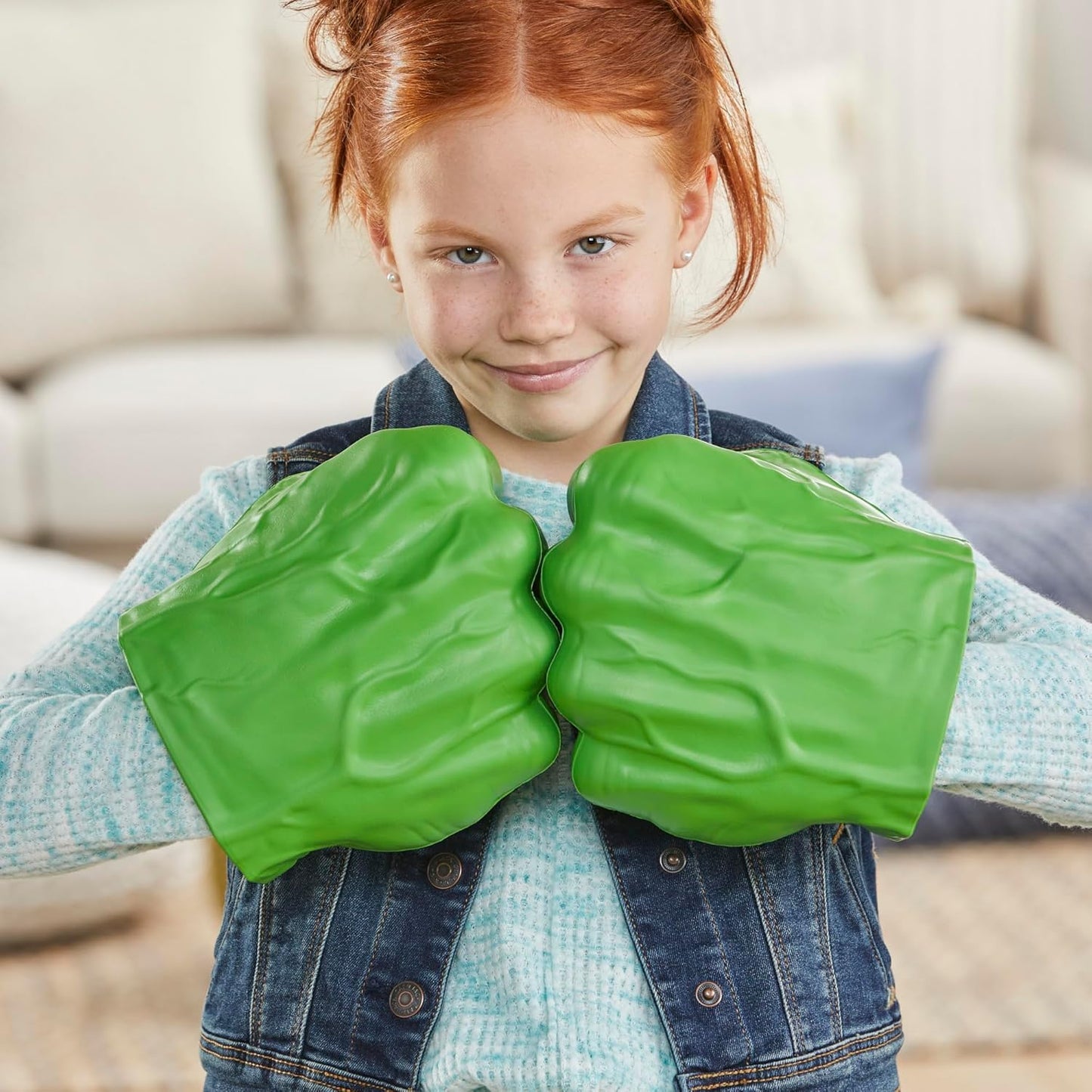 Hot Marvel Hulk Gamma Smash Fists, Soft Foam Role Play Toy, Avengers Super Hero Toys for Kids Ages 5 and Up