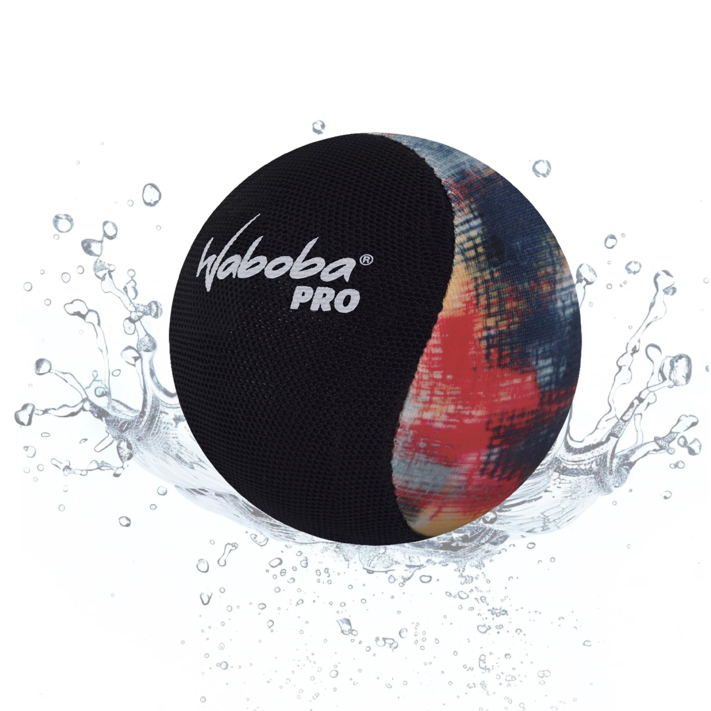Hot Waboba Pro Water Skipping Ball Toy, Colorful Lines | for Swimming Pool and Beach Games, Water Bouncing Ball Gift for Kids and Teens
