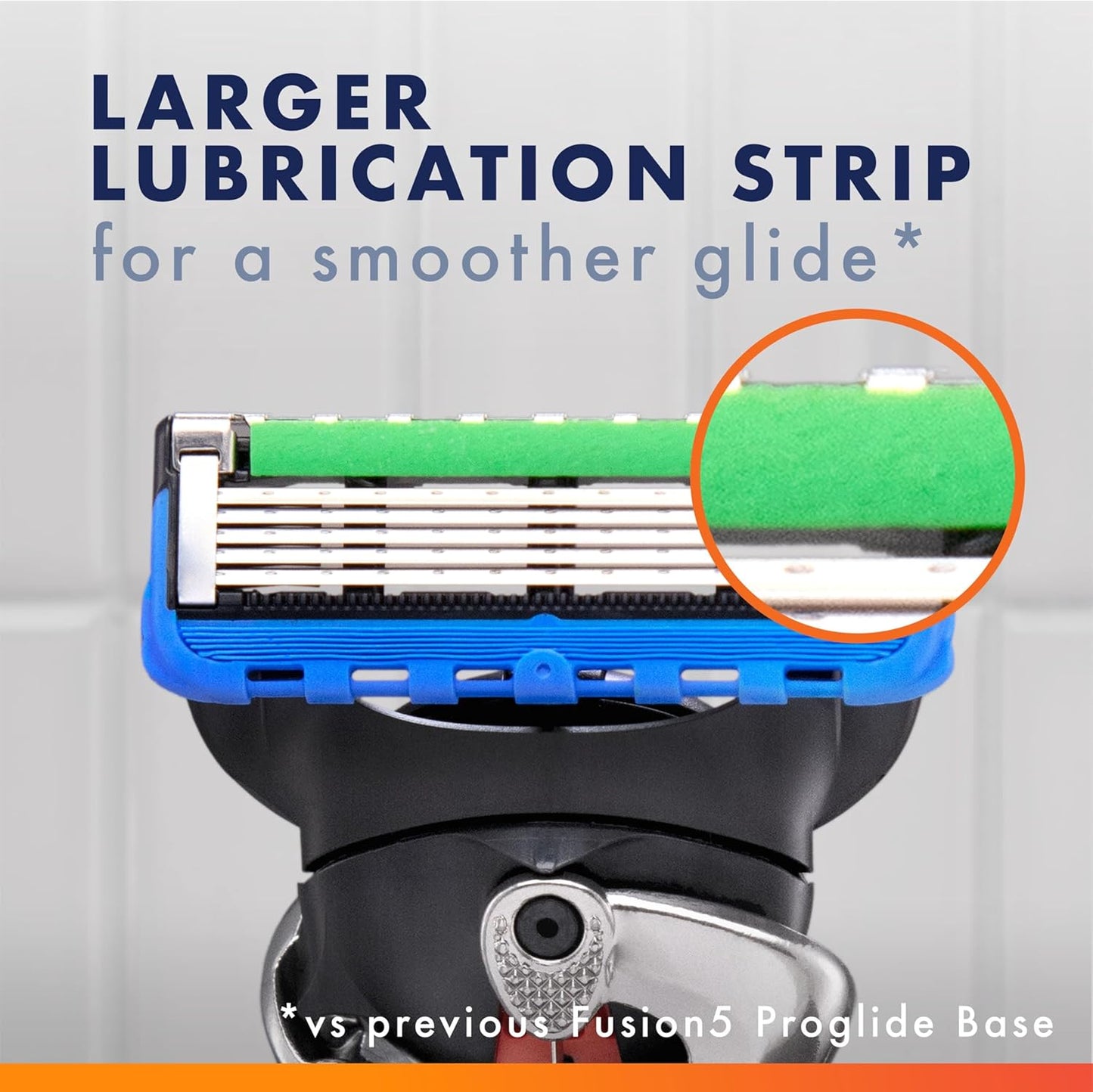 HotGillette Fusion ProGlide Shaving Razor for Men, 1 Handle + 4 Blade Refills