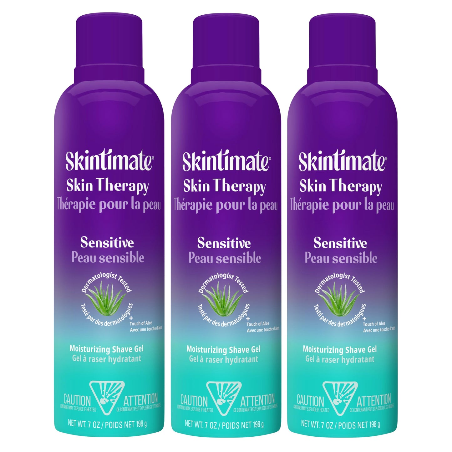 HotSkintimate Shaving Cream for Women, Womens Shaving Cream, Shaving Foam, Womens Shave Gel, Pack of 3, 7oz each