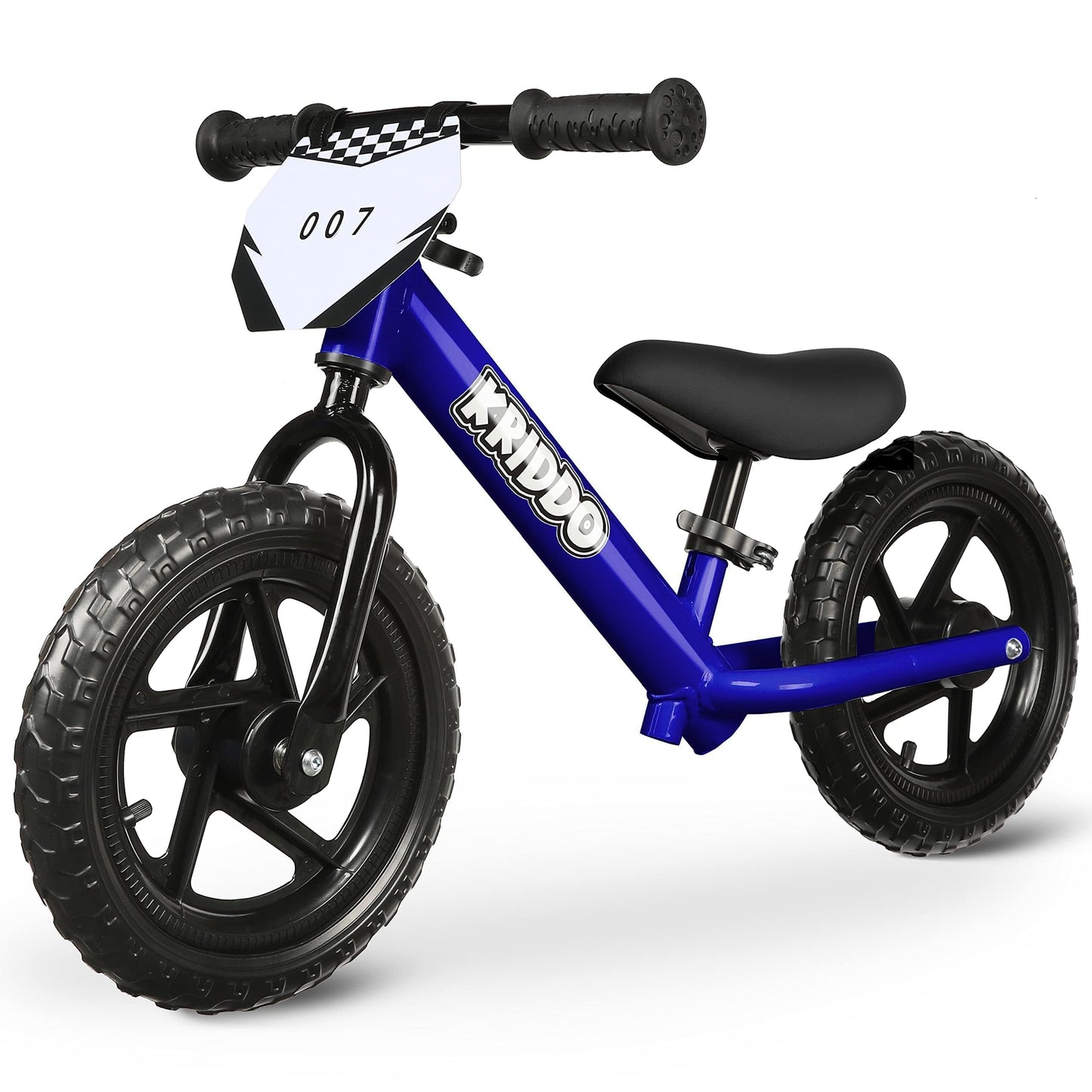Hot KRIDDO Toddler Balance Bike 2 Year Old, Age 24 Months to 5 Years Old, 12 Inch Push Bicycle with Customize Plate (3 Sets of Stickers Included), Gift Bike for 2-3 Boys Girls, White