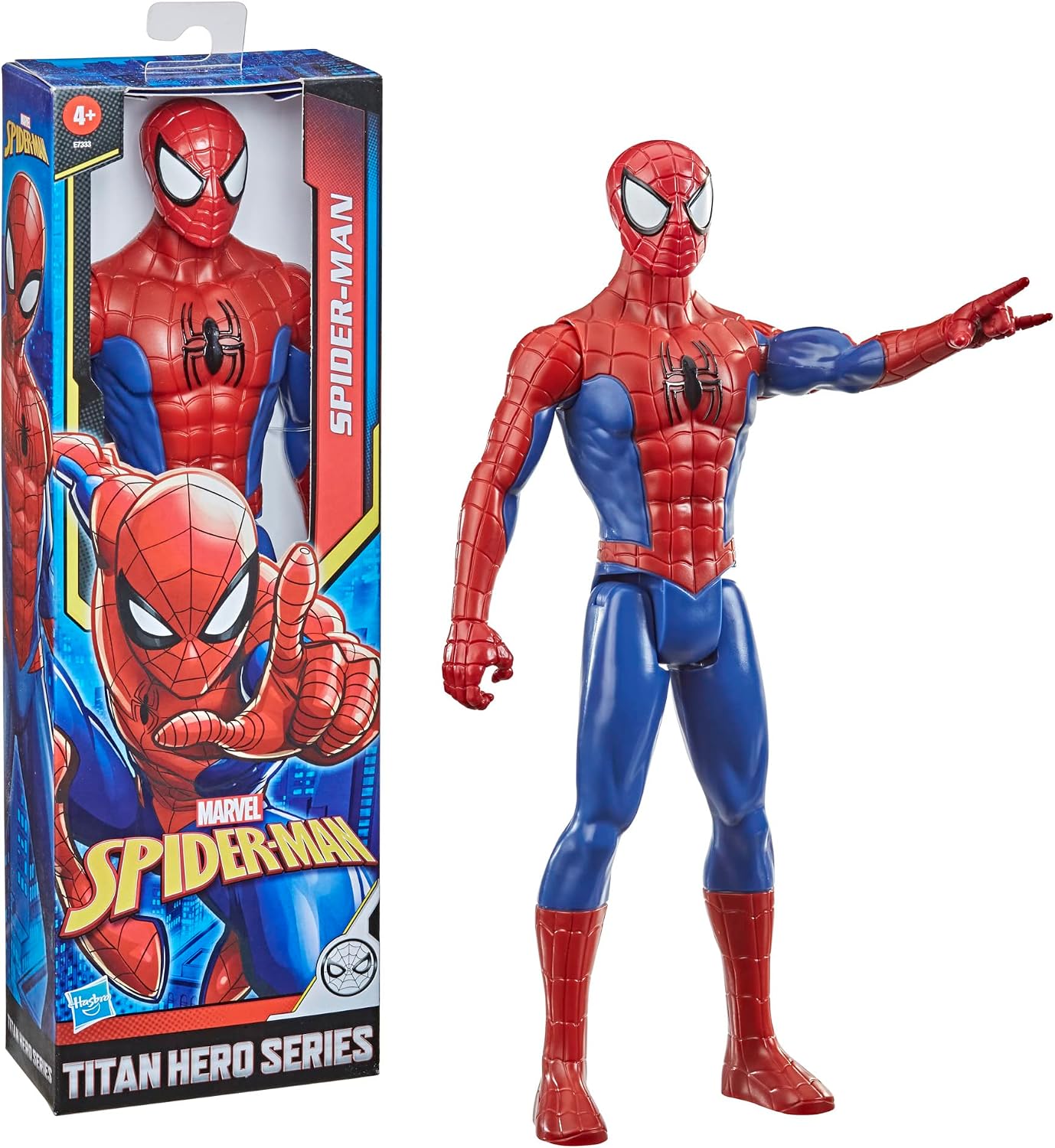 HotMarvel Titan Hero Series Spider-Man 12-Inch Action Figure with Fx Port