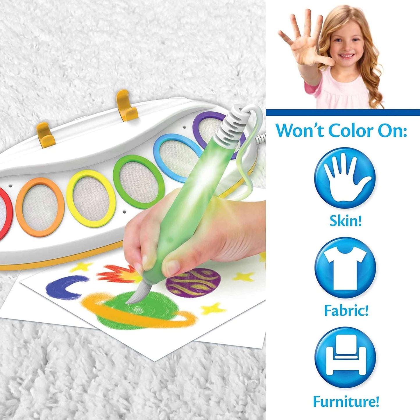 Hot Crayola Color Wonder Magic Light Brush, Mess Free Painting Station for Kids, Gift for Kids, Learning Toddler Activity Toy, Ages 3+