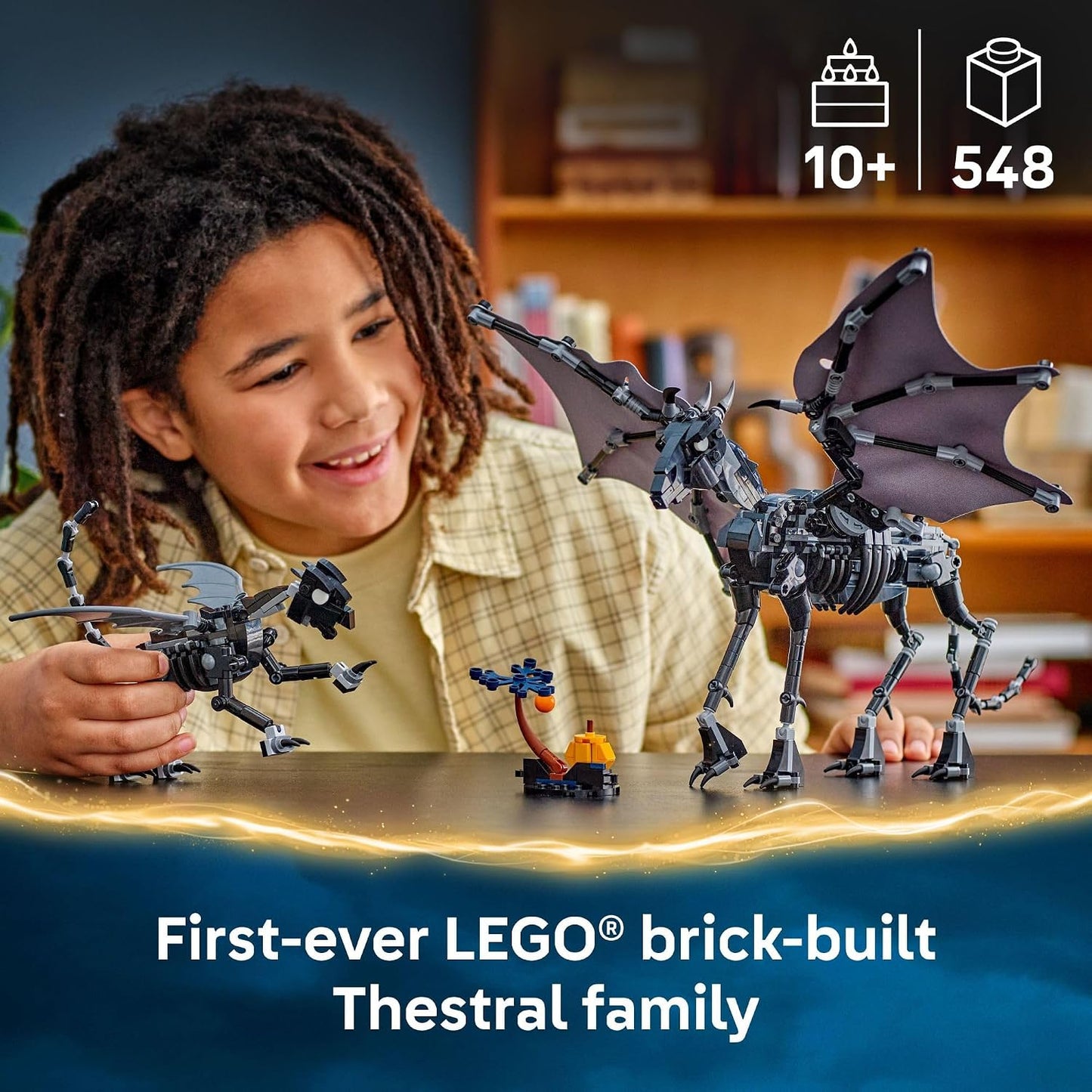 Hot LEGO Harry Potter Thestral Family Building Toy - Pretend Play for Kids, Boys and Girls, Ages 10+ - Collectible Harry Potter Poseable Action Figures - Gift Idea for Birthdays - 76458