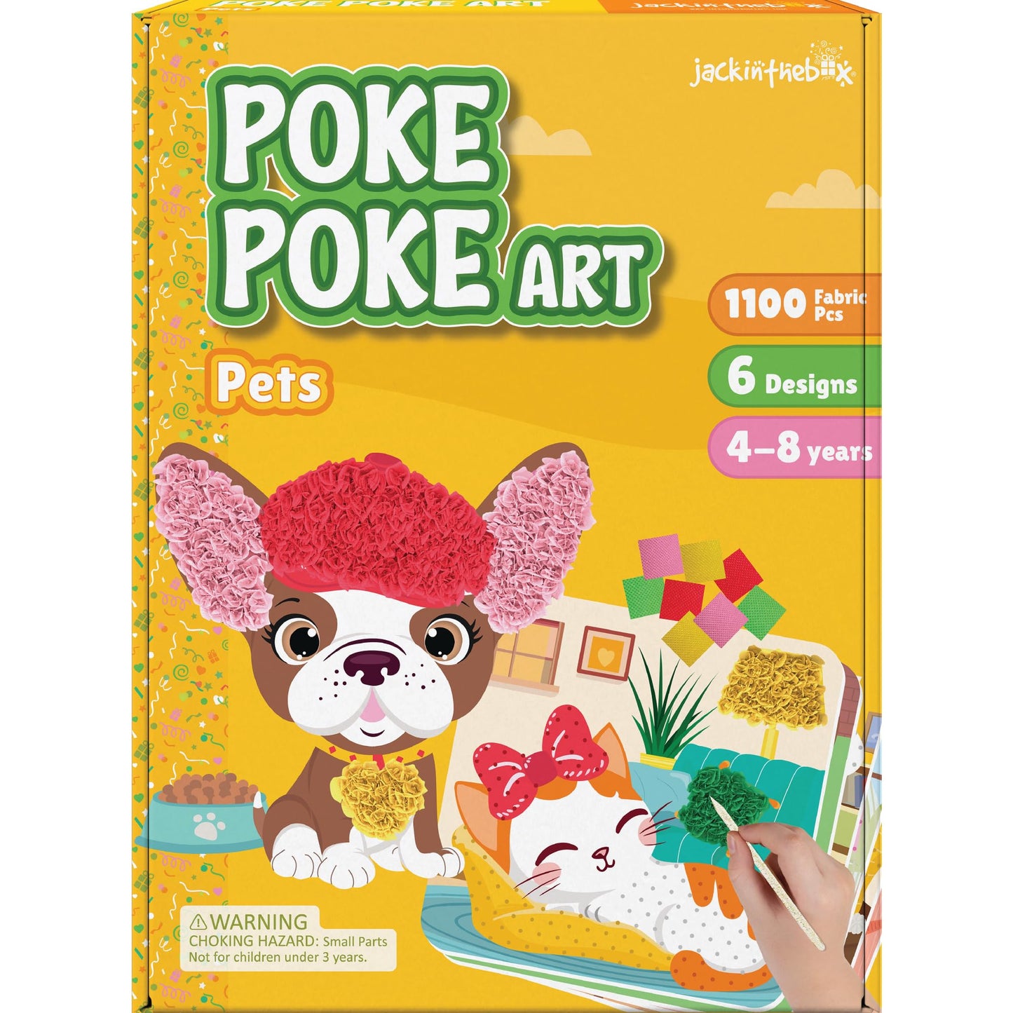 Hot jackinthebox Poke Poke Art – Magical Theme, Mess-Free Fabric Art and Craft, Flower Pressing Kits, Gift for Kids, Girl Gifts, DIY Activity Boy Gift, Best Gift for Girls and Boys Ages 4 5 6 7 8