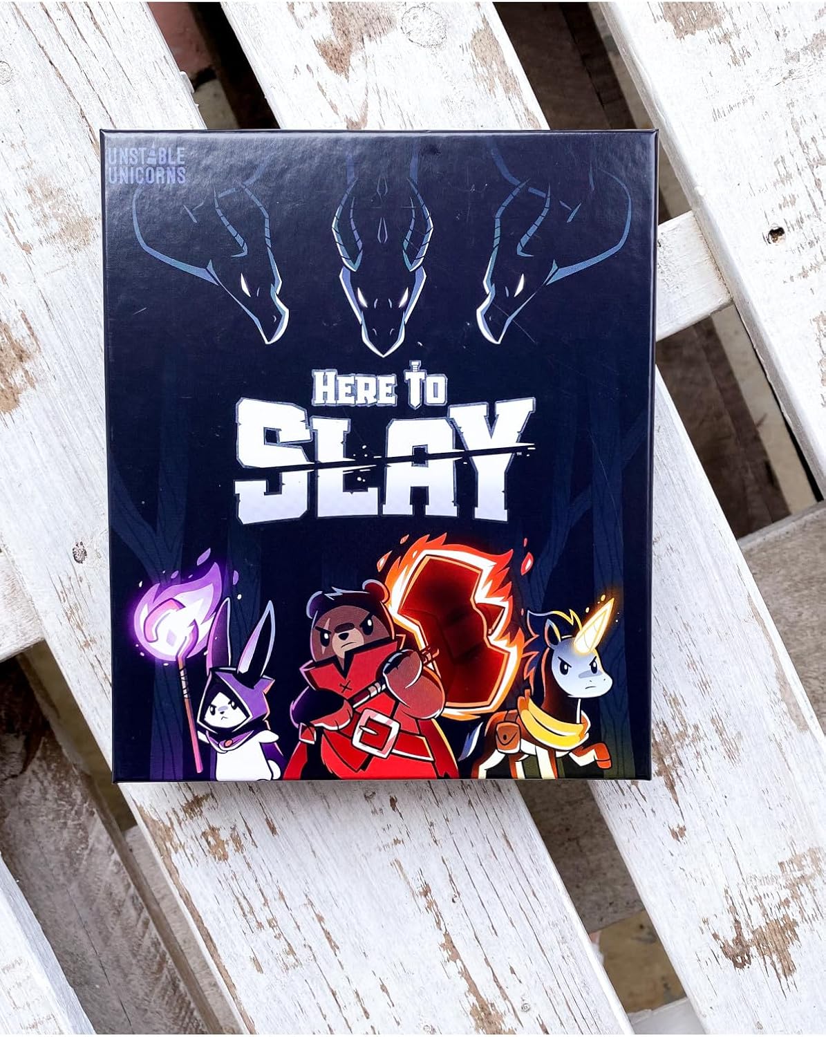 Hot Unstable Games Here to Slay Card Game - Fantasy Adventure Strategy Game for 2-6 Players, Ages 10 and Up - Family Game Night Card Game from the Creators of Unstable Unicorns