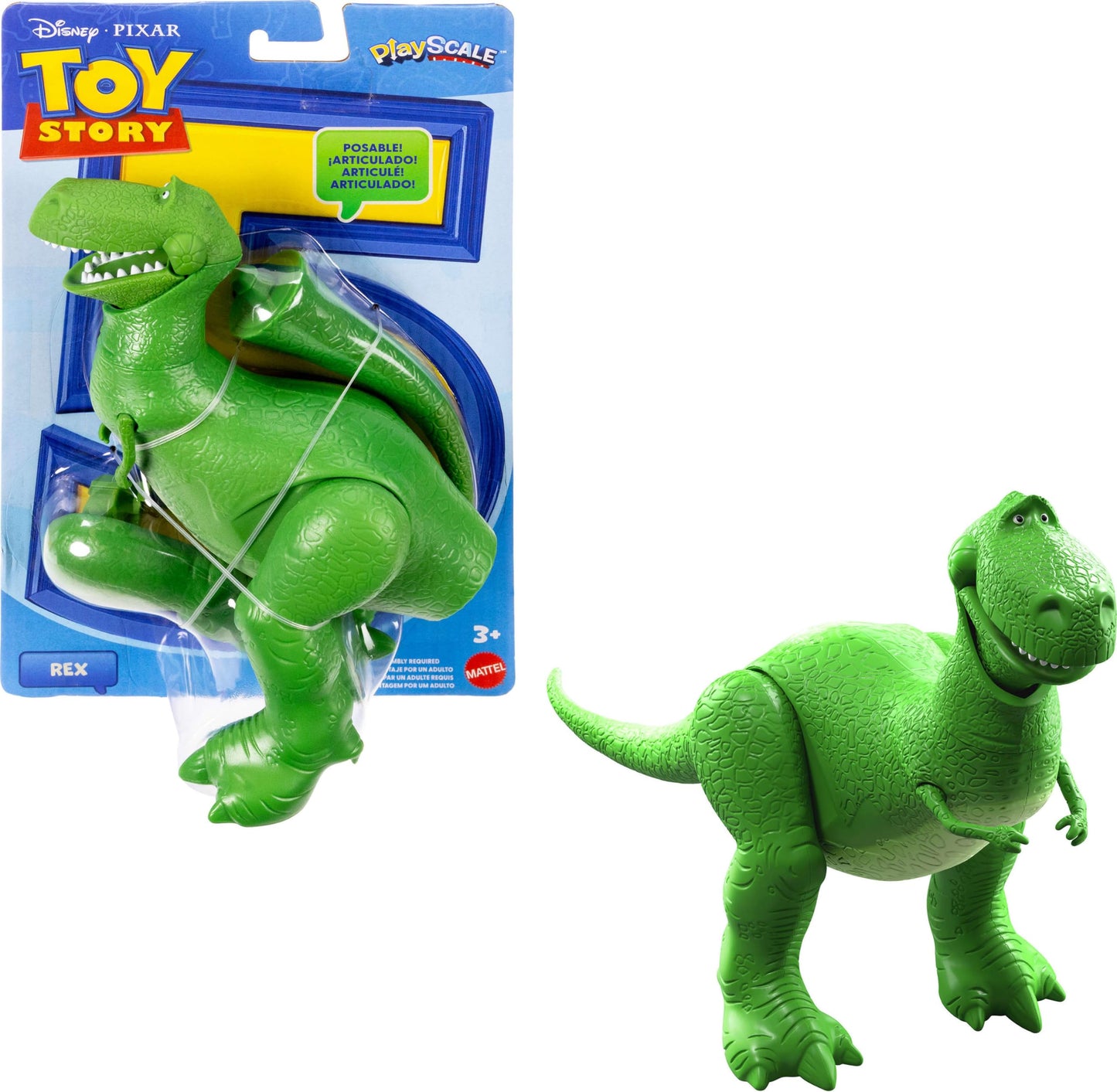 HotMattel Disney and Pixar Toy Story 5 Buzz Lightyear Action Figure | 7-inch Playscale, 1 Key Character, 8+ Posable Joints, Movie-Accurate Design