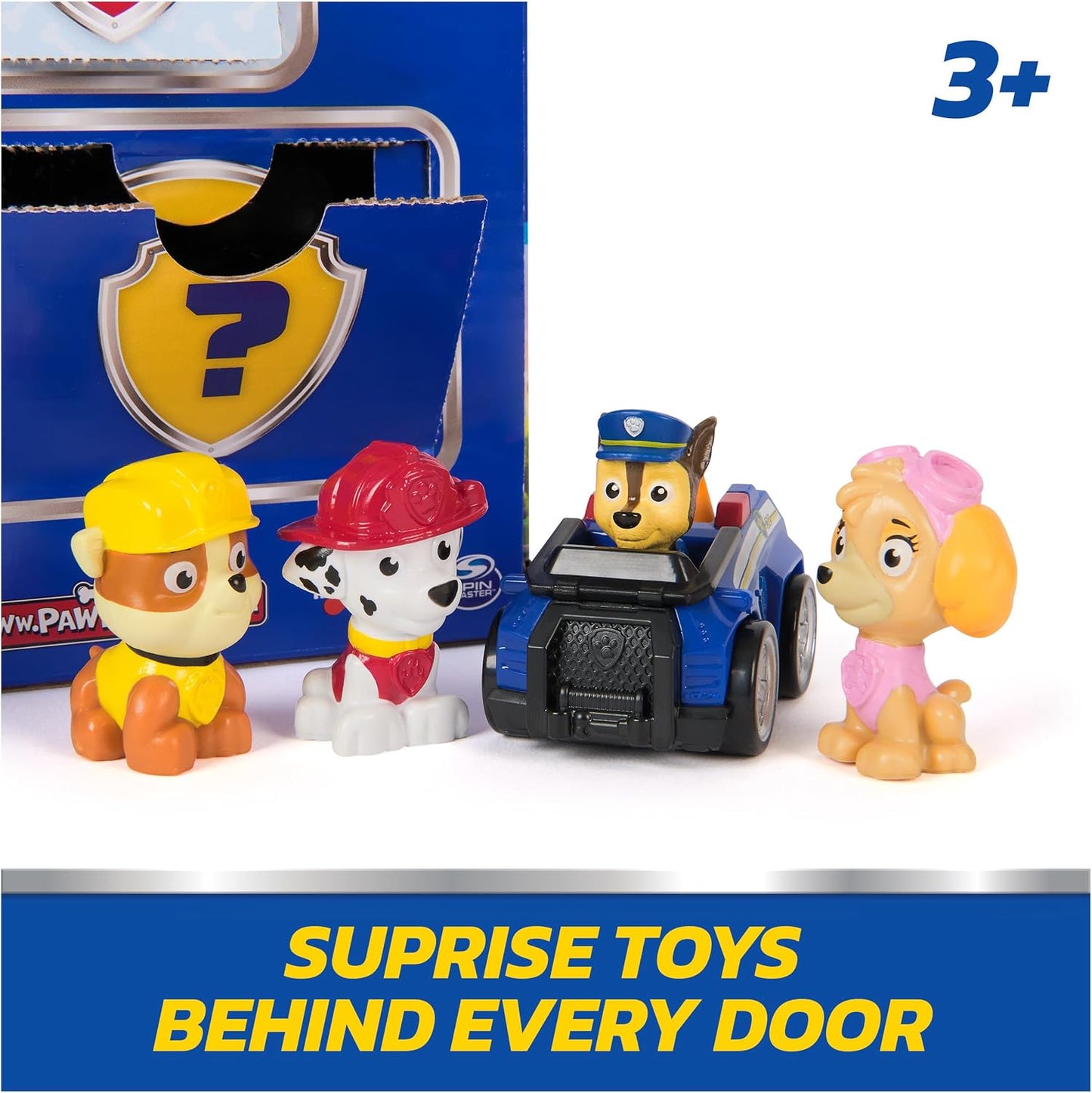 HotPaw Patrol Rewards Box Gift Pack, 8 Mini Figures, 2 Animal Figures, 4 Sticker Sheets & 1 Pup Squad Racer, Kids Toys for Boys & Girls Ages 3 and Up