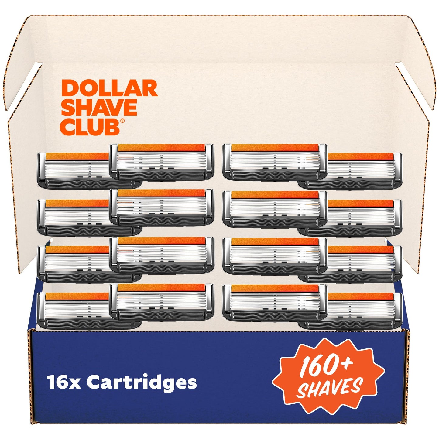 HotDollar Shave Club | 6 Blade Razor Refills (8 Pack) | 6 Stainless Steel Blades for a Close & Comfortable Shave