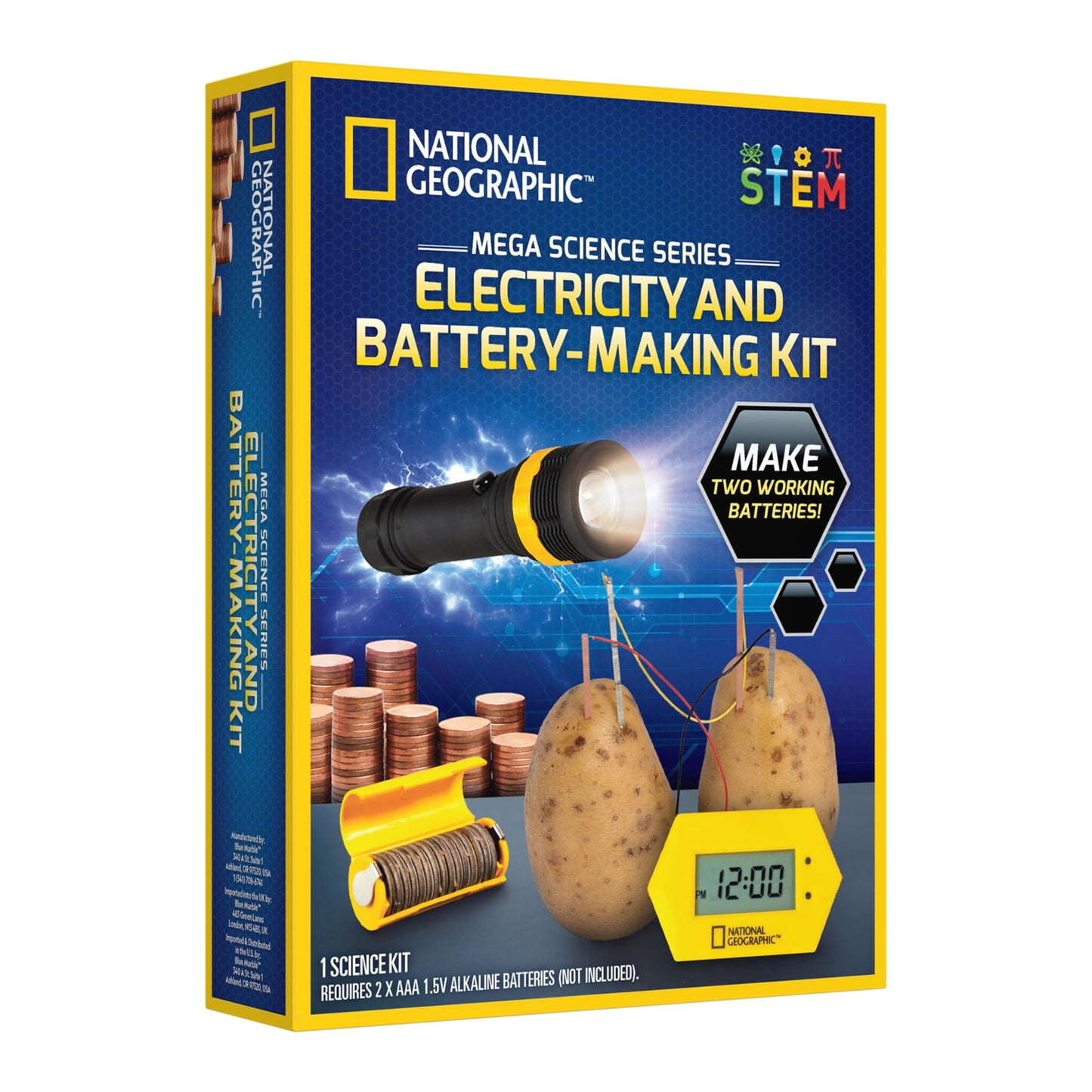 Hot National Geographic Earth Science Kit with 100+ Activities for Kids 8-12 | Crystal Growing, Volcano Experiments, Rock Collection, Earth Science Activities, STEM Projects, Birthday Gift