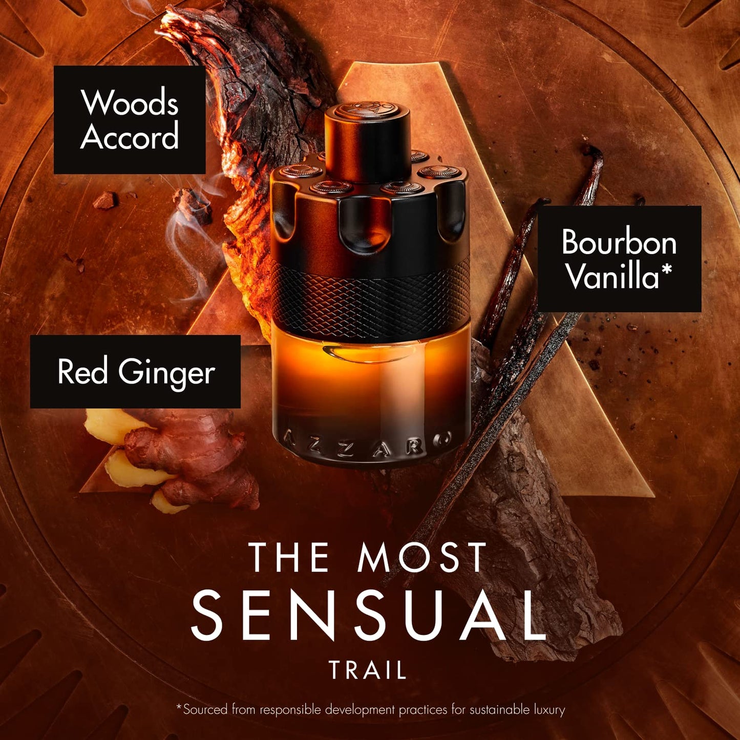 Hot Azzaro The Most Wanted Parfum - Intense Mens Cologne - Spicy & Seductive Fragrance for Date Night - Lasting Wear - Irresistible Luxury Perfumes for Men