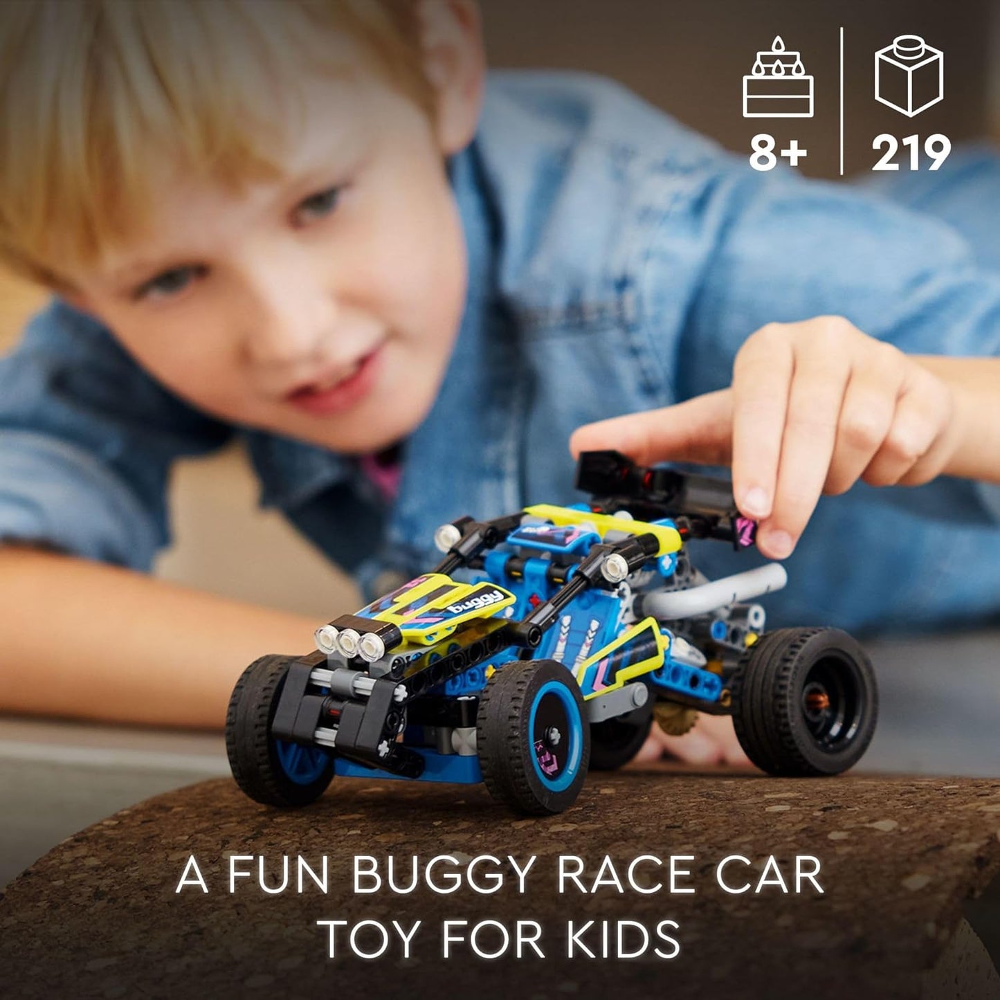 HotLEGO Technic Off-Road Race Buggy Toy Car - Building Set for Boys & Girls, Ages 8+ - Race Car W/Detailed Features - Gift for Birthdays - 42164