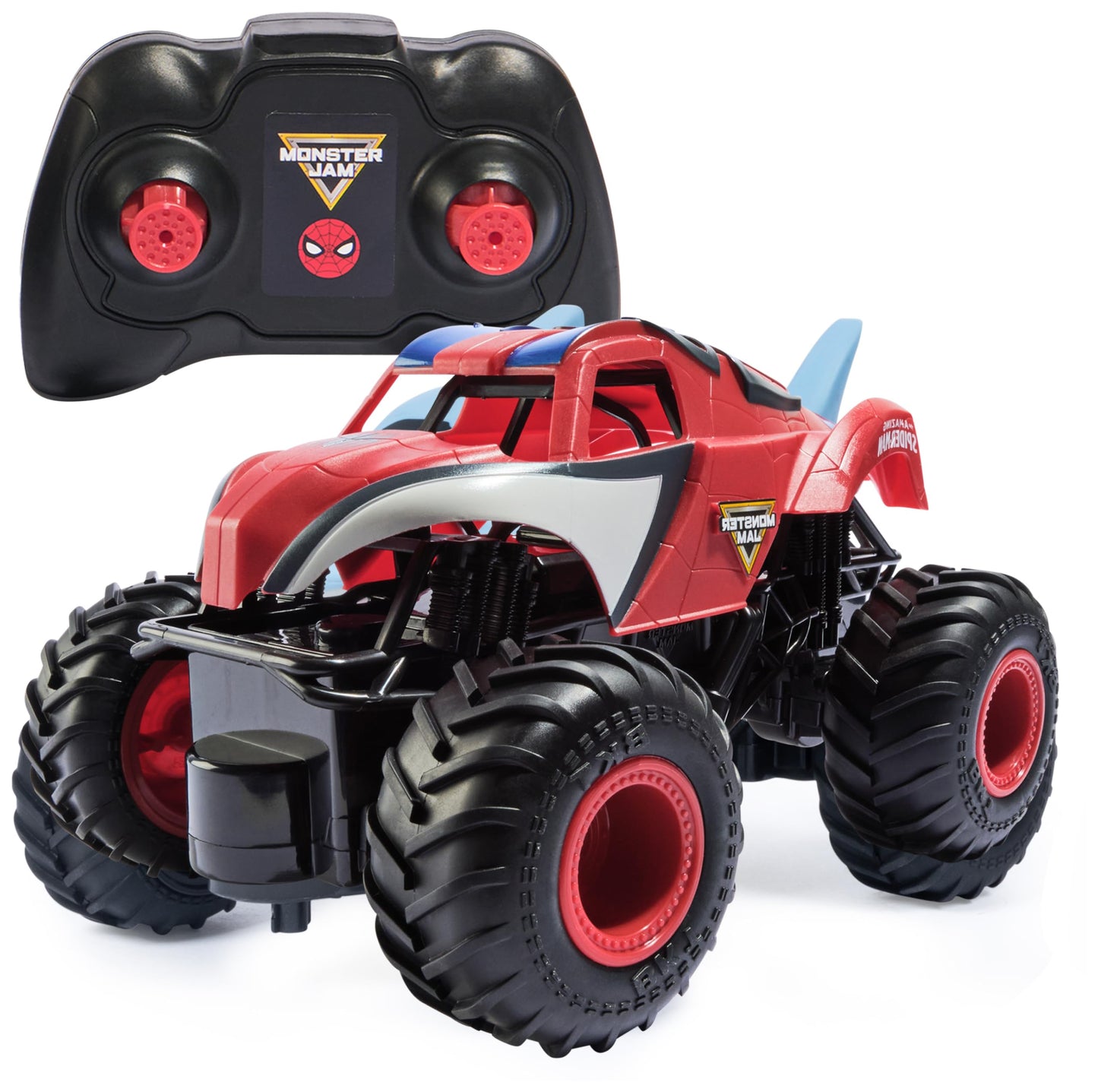 HotMonster Jam Official Grave Digger Remote Control Monster Truck, 1:24 Scale, 2.4 GHz, for Ages 4 and Up