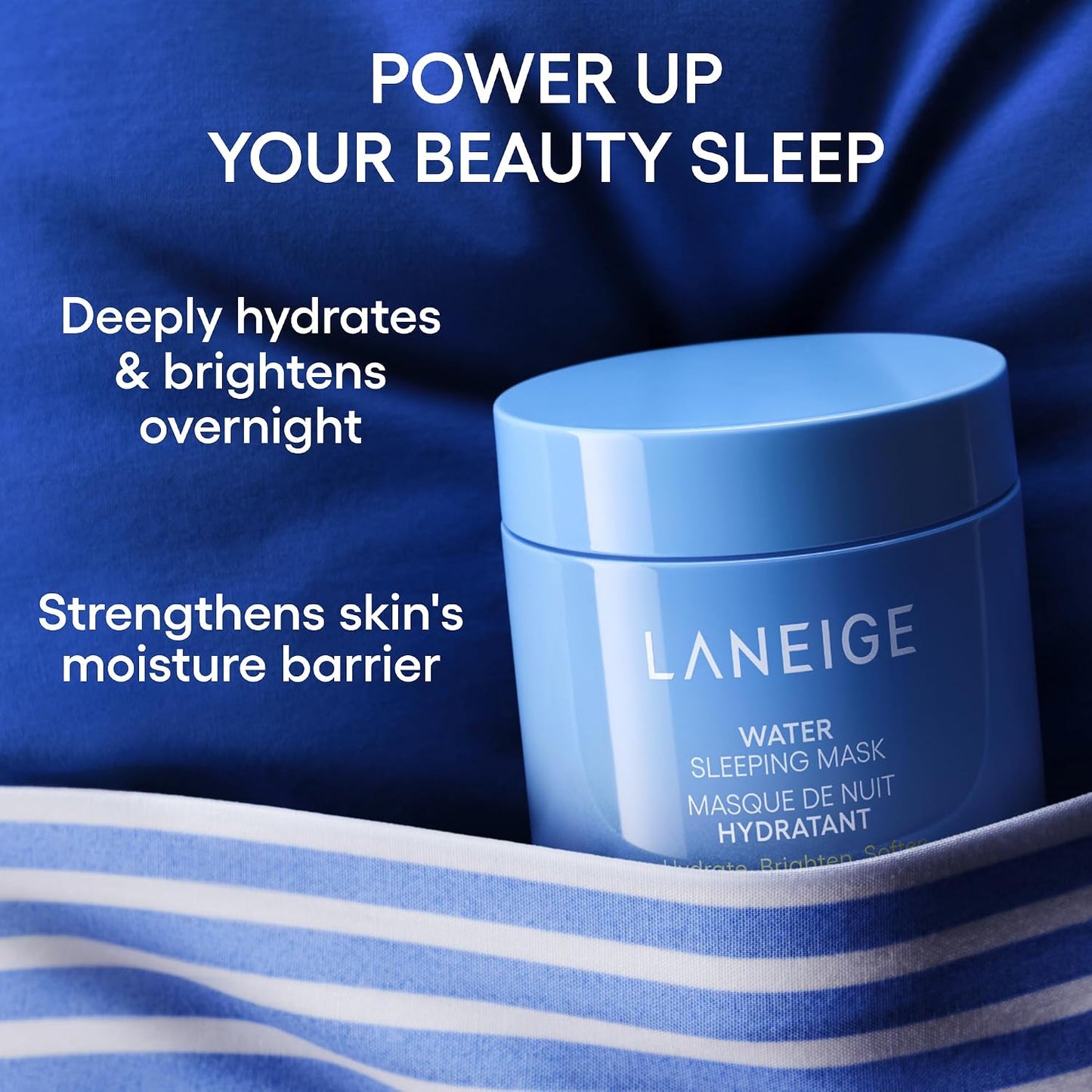 HotWater Sleeping Mask: Hydrating Korean Overnight Face Mask with Hyaluronic Acid Blend & Niacinamide, for Deep Hydration, Glowing Skin & Barrier Support | Korean Skin Care