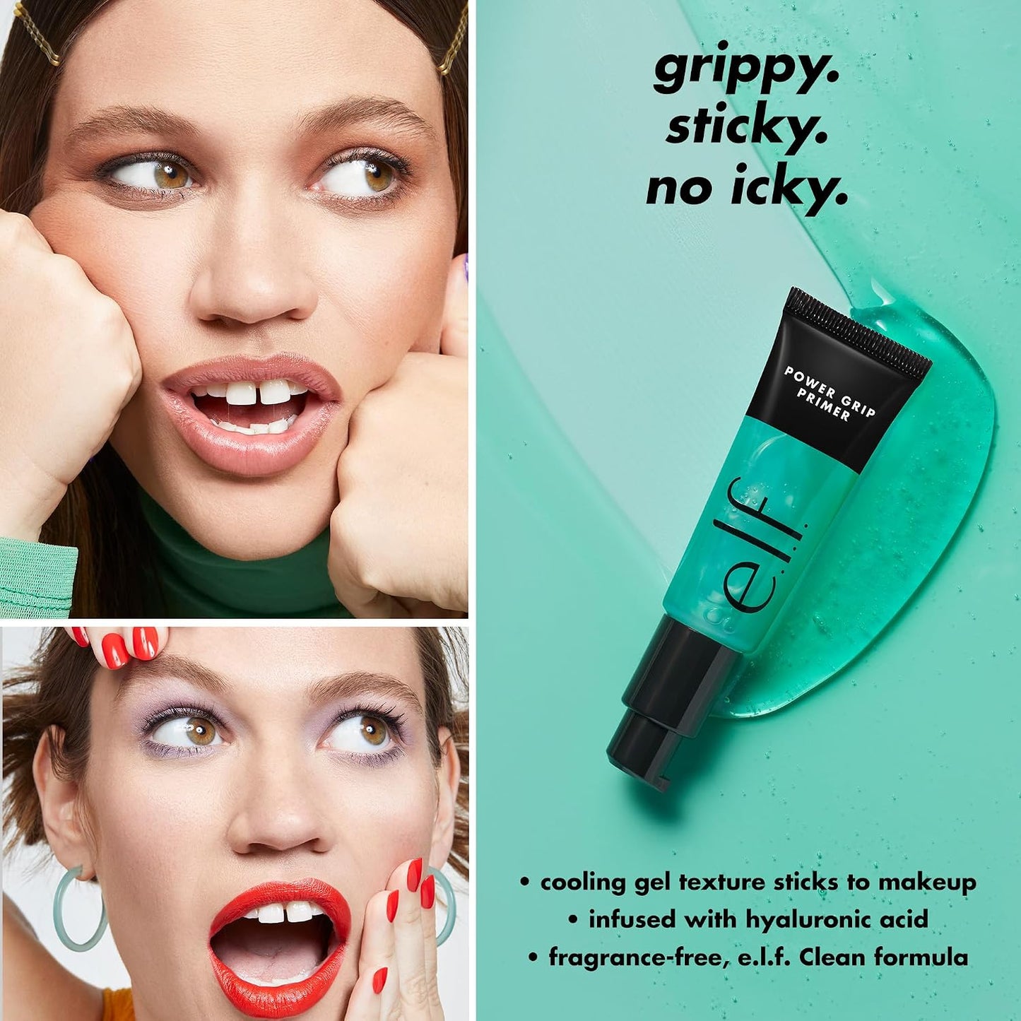 Hote.l.f. Power Grip Primer, Gel-Based & Hydrating Face Primer for Smoothing Skin & Gripping Makeup, Moisturizing & Priming, Vegan & Cruelty-Free, 0.811 Fl Oz