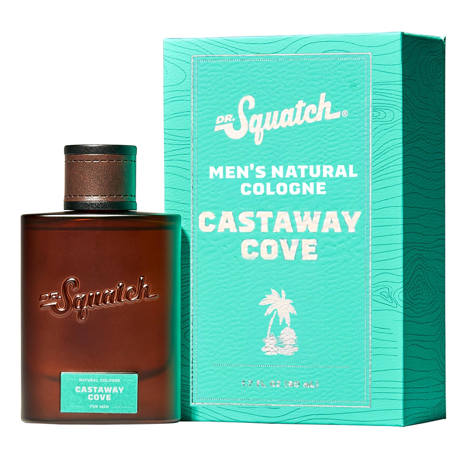 Hot Dr. Squatch Natural Cologne for Men - Mini Cologne Trial Set - Midnight Birch, Rainforest Mist, Glacial Falls, Castaway Cove, Fireside Bourbon (0.17 fl oz, 5-Pack)