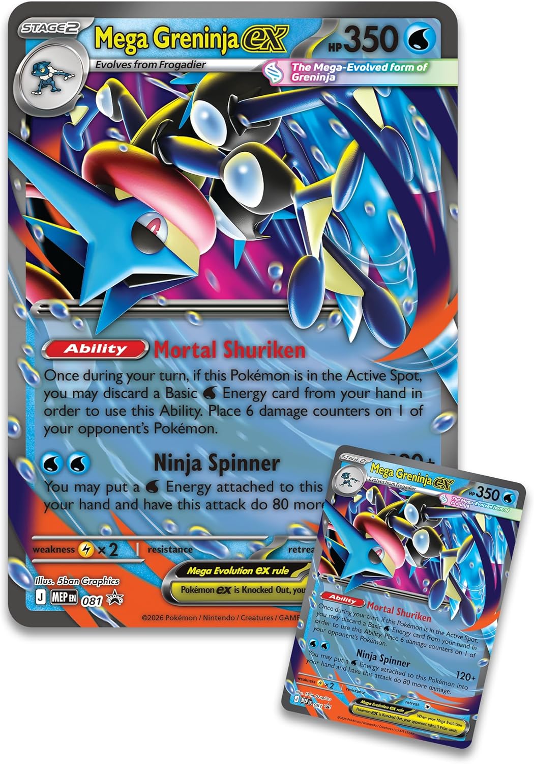 HotPokémon TCG: Mega Greninja ex Premium Collection