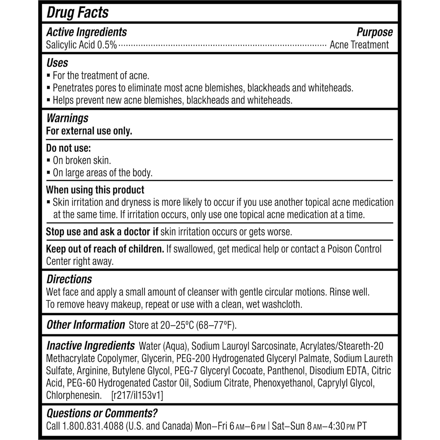 HotPaula's Choice CLEAR Pore Normalizing Facial Cleanser, Acne Daily Face Wash, Salicylic Acid Face Cleanser for Clogged & Enlarged Pores, Redness, Suitable for Blackhead-Prone Skin Fragrance Free