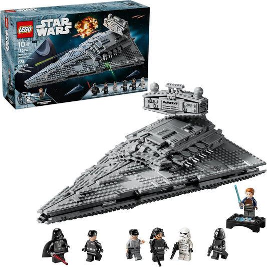 HotLEGO Star Wars Imperial Star Destroyer Building Toy - Build & Display Set for Boys & Girls, Ages 10+ - Gift for Birthdays - Star Wars Darth Vader & 6 Minifigure Toys - 75394