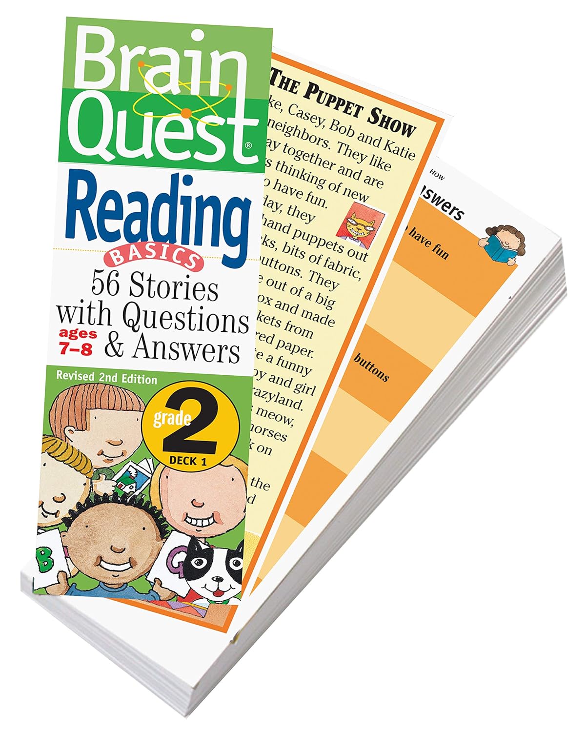 Hot Brain Quest Grade 2 Reading: 56 Stories with Questions and Answers